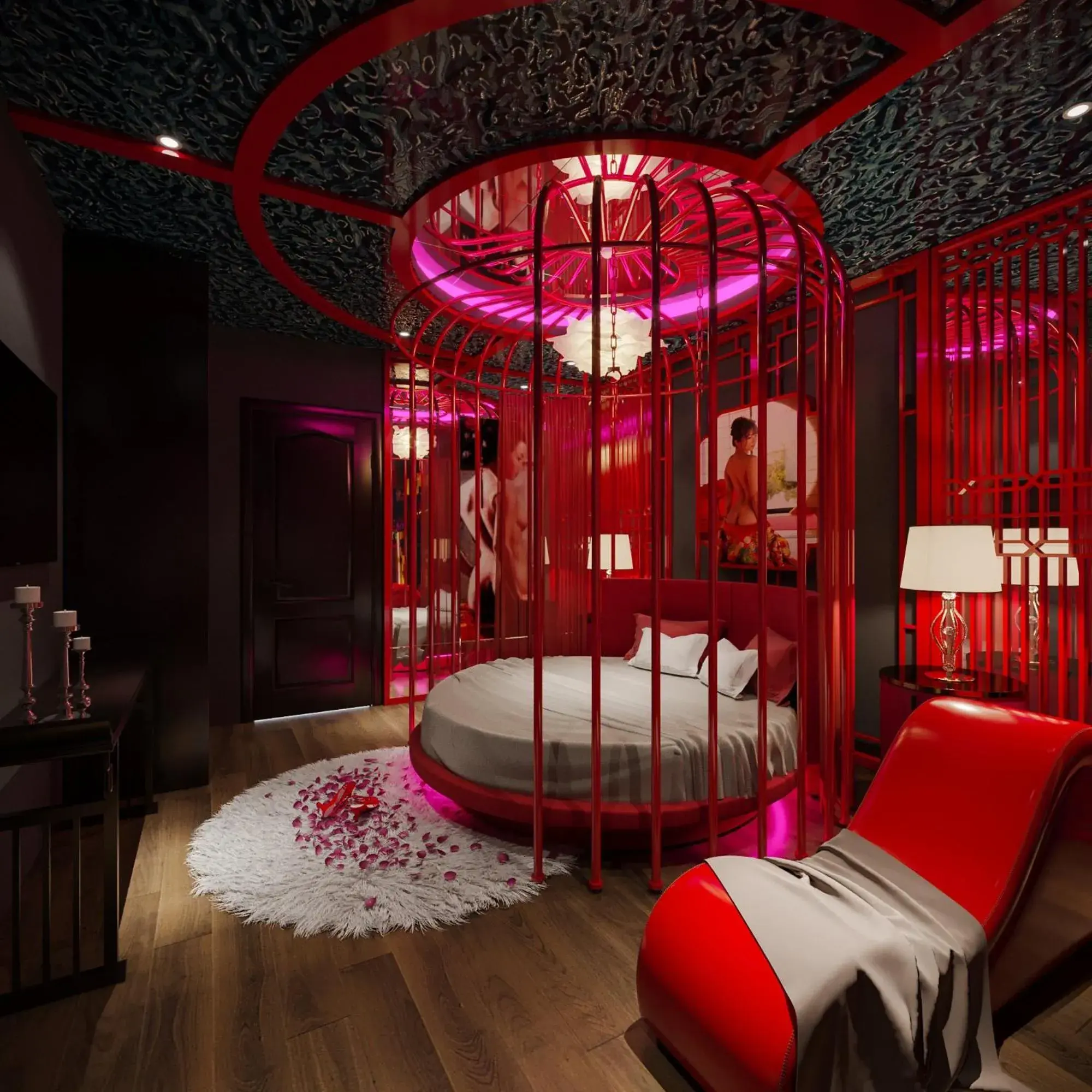 Bed in Monaco Hotel Bed in Monaco Hotel