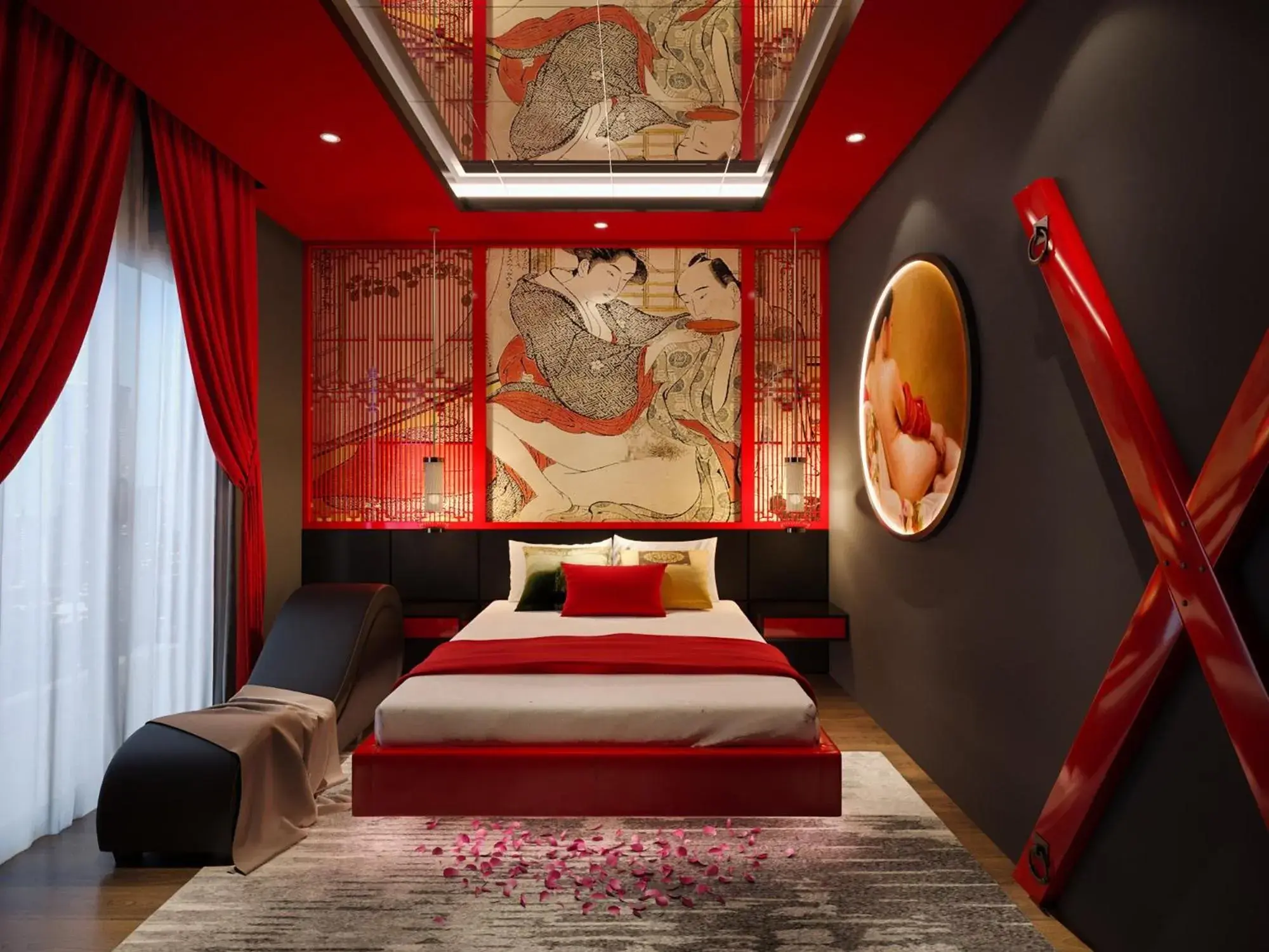 Bed in Monaco Hotel Bed in Monaco Hotel