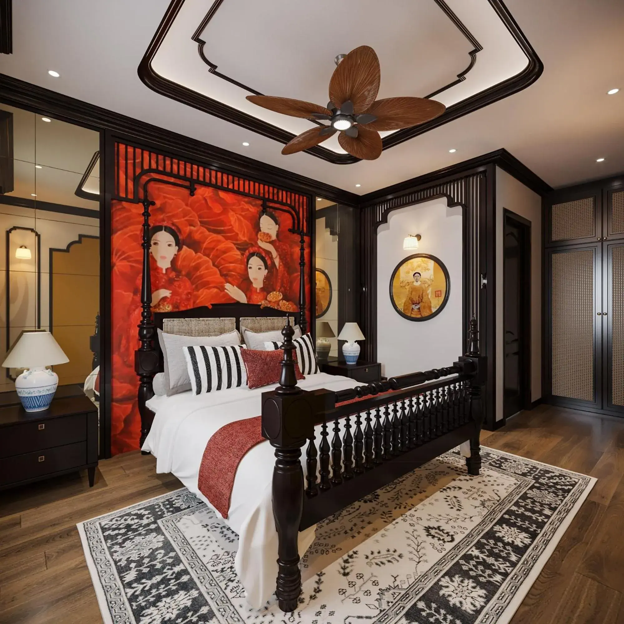 Bed in Monaco Hotel Bed in Monaco Hotel