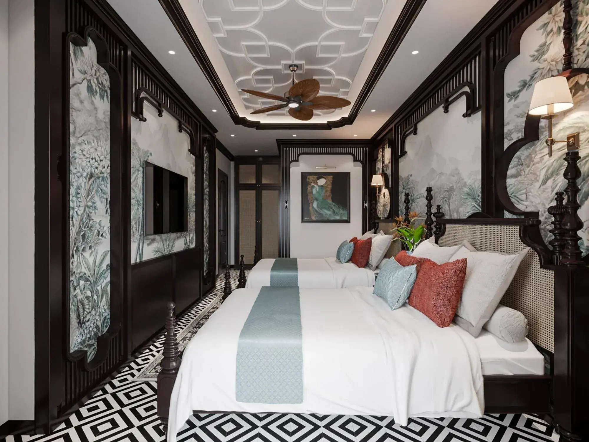 Bed in Monaco Hotel Bed in Monaco Hotel