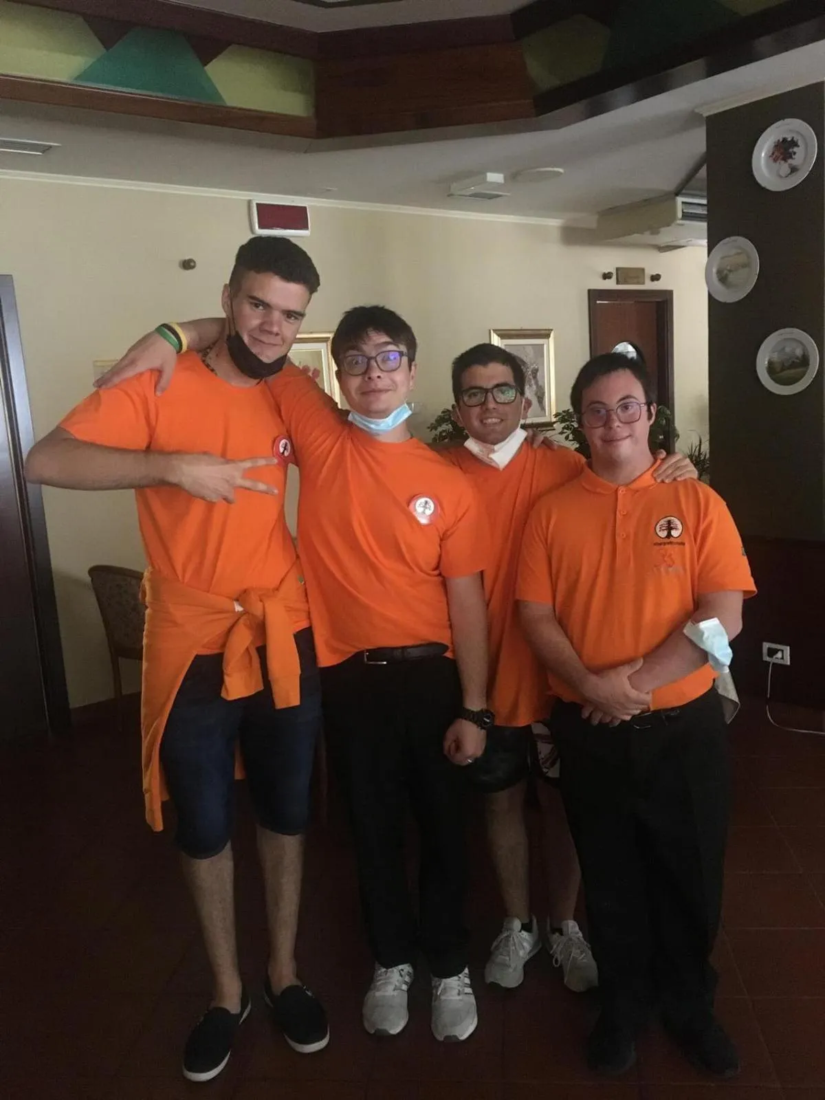 Staff in Hotel Comtes De Challant Albergo Etico Valle d'Aosta