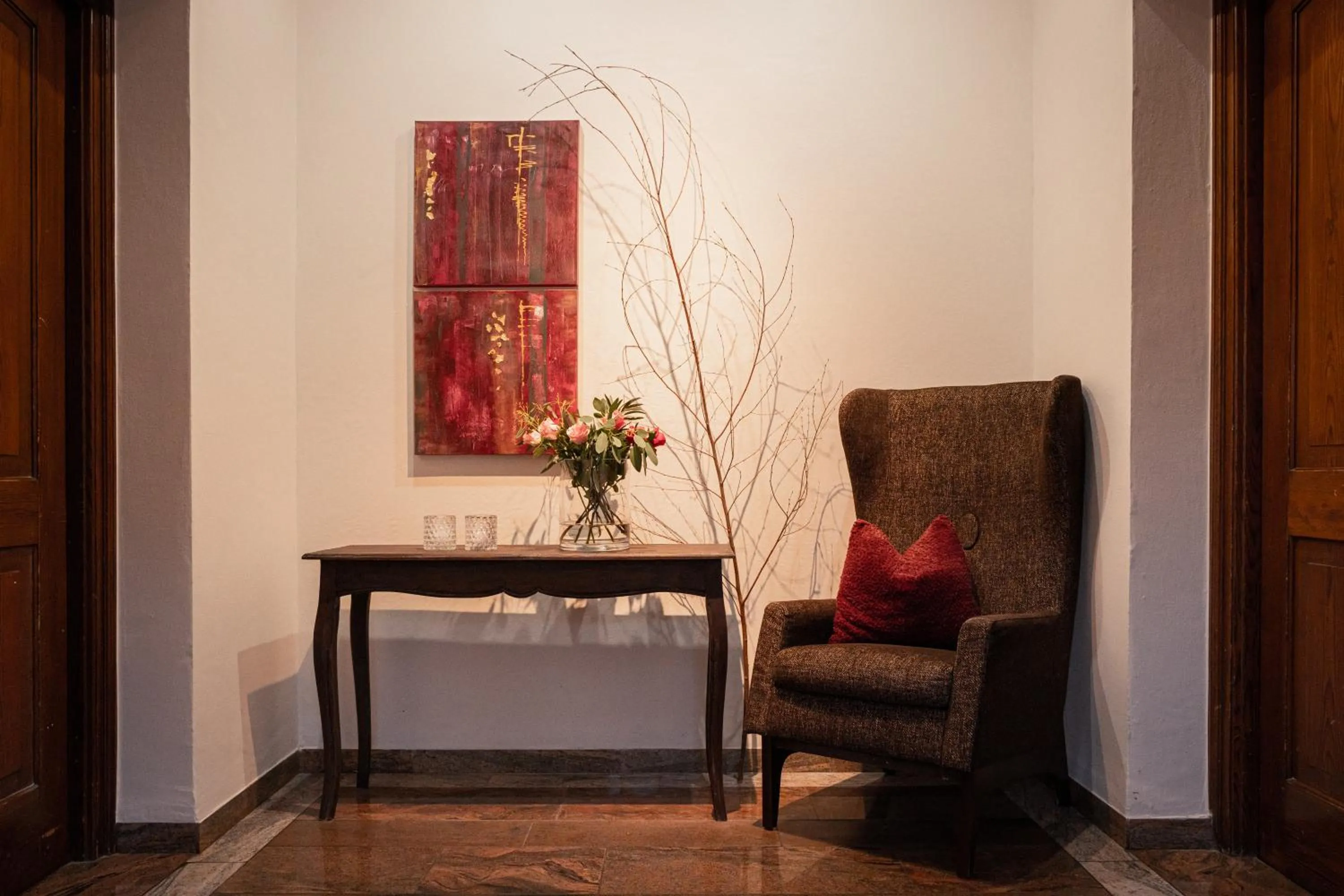 Seating area in Hotel Zu den Drei Kronen