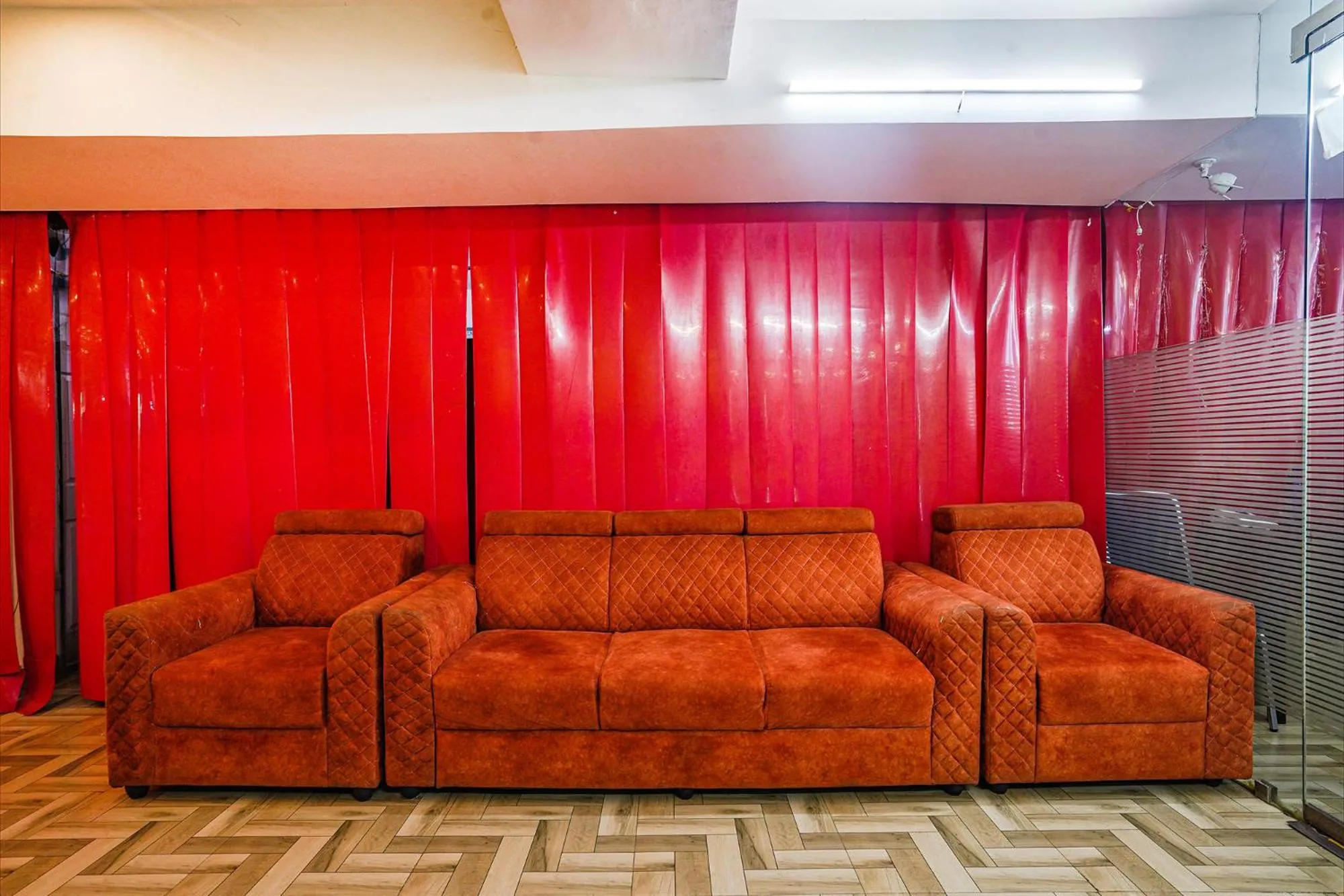 Living room in FabHotel Hamsa The Right Choice - Nr Lanco Hills, Manikonda