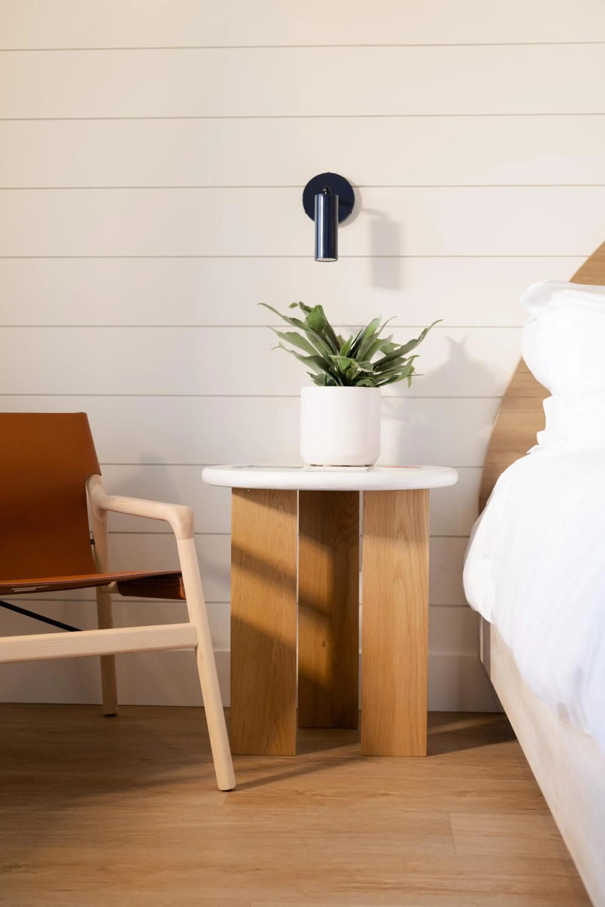 Bed in The Pacific Motel