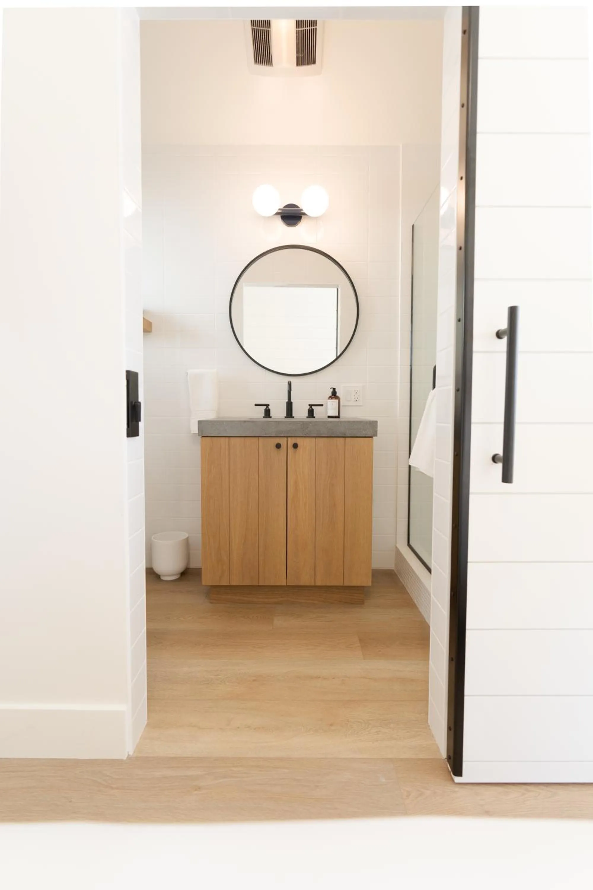 Bathroom in The Pacific Motel