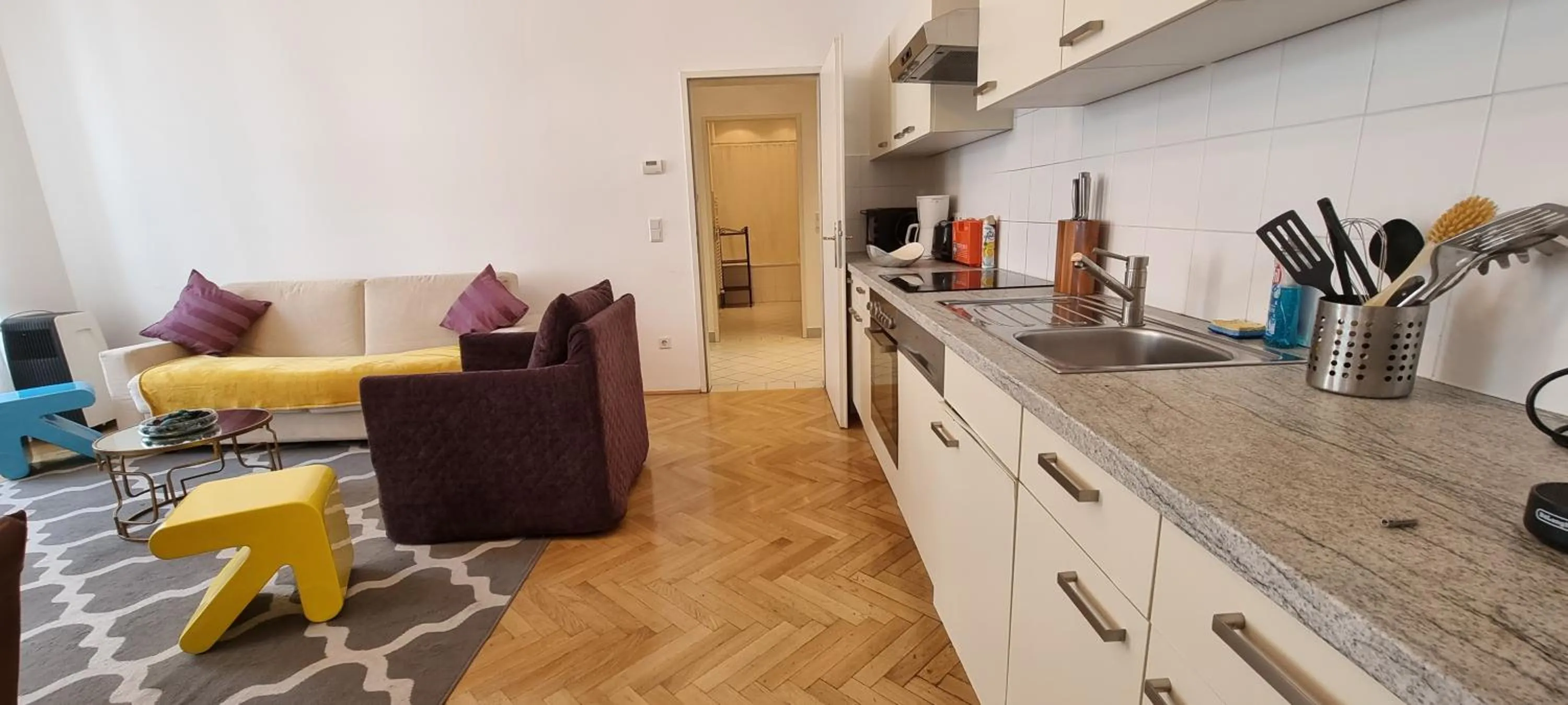 Living room in Urban Serviced Apartments