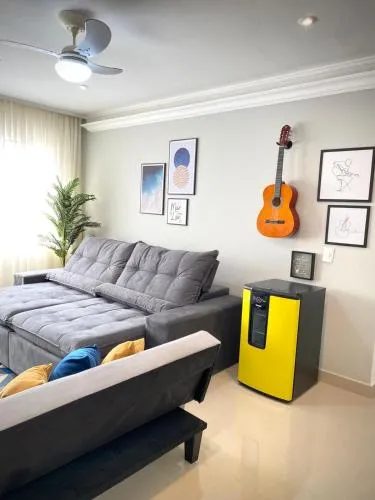 Apartamento Guarujá, Frente Mar, Pé na areia, moderno!!!
