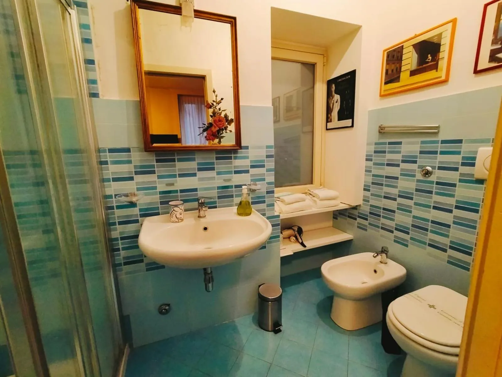 Bathroom in Crociferi B&B