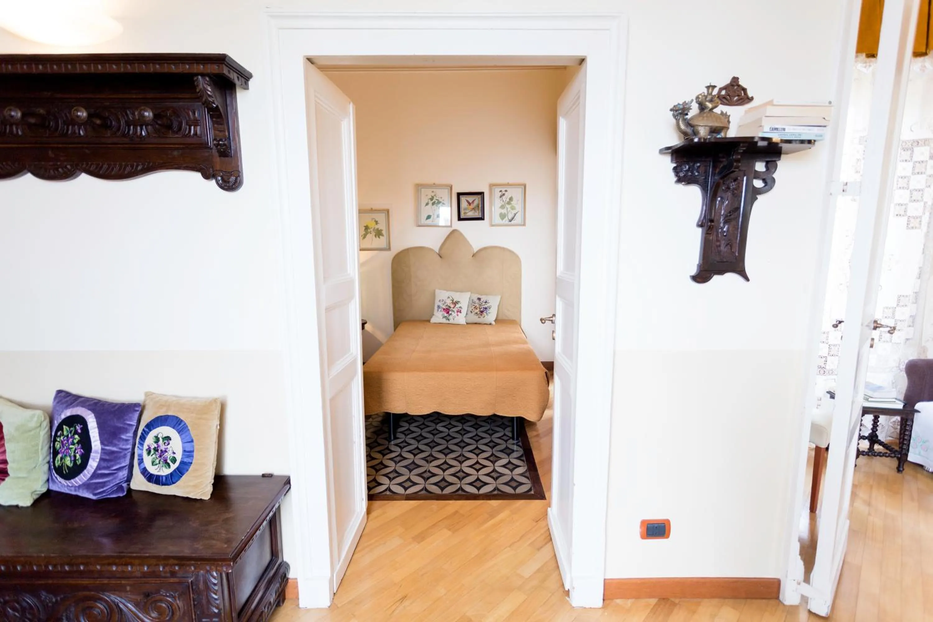 Bedroom, Bed in Crociferi B&B