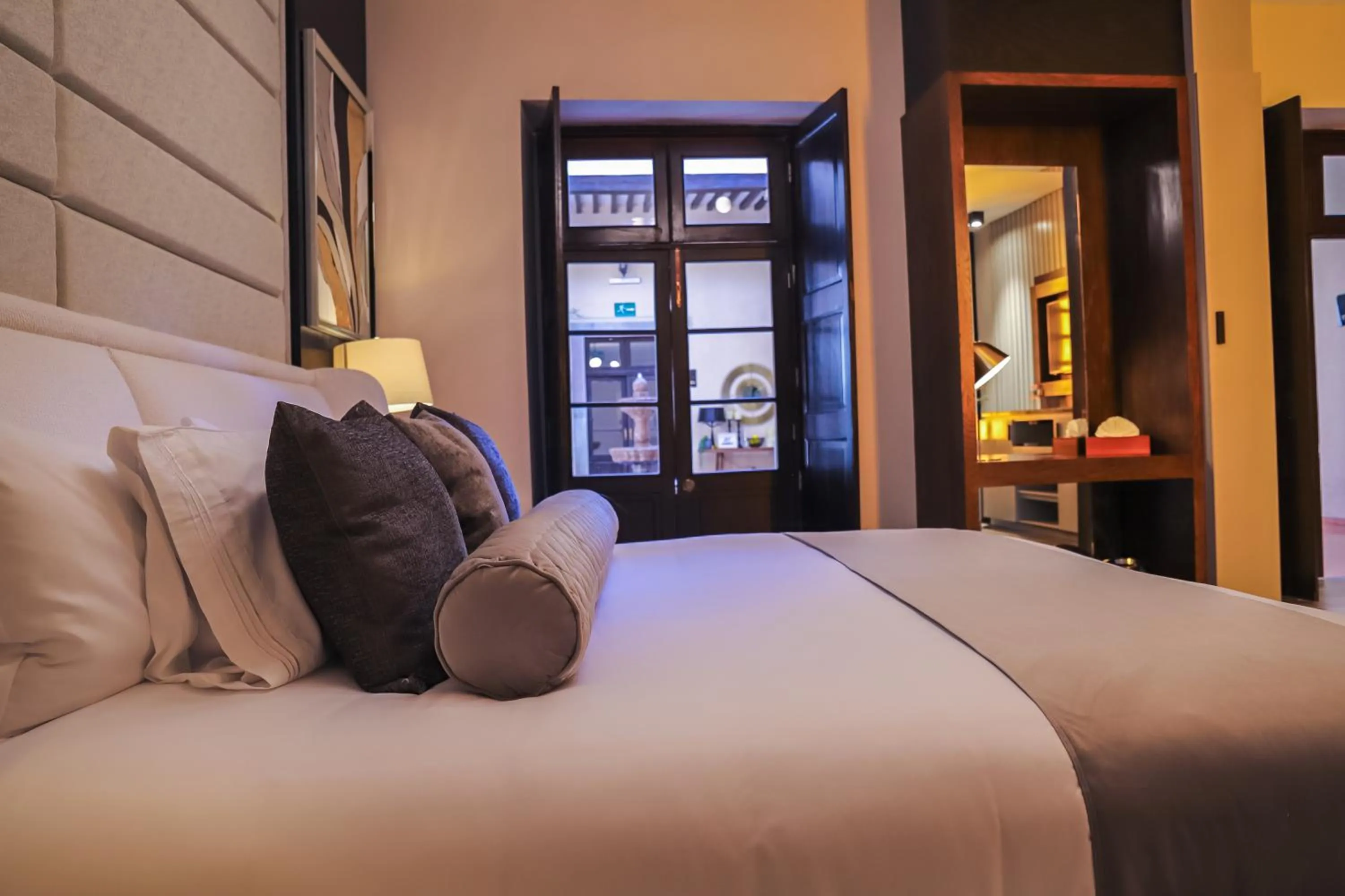 Bed in Hotel Boutique Corazón Mexicano