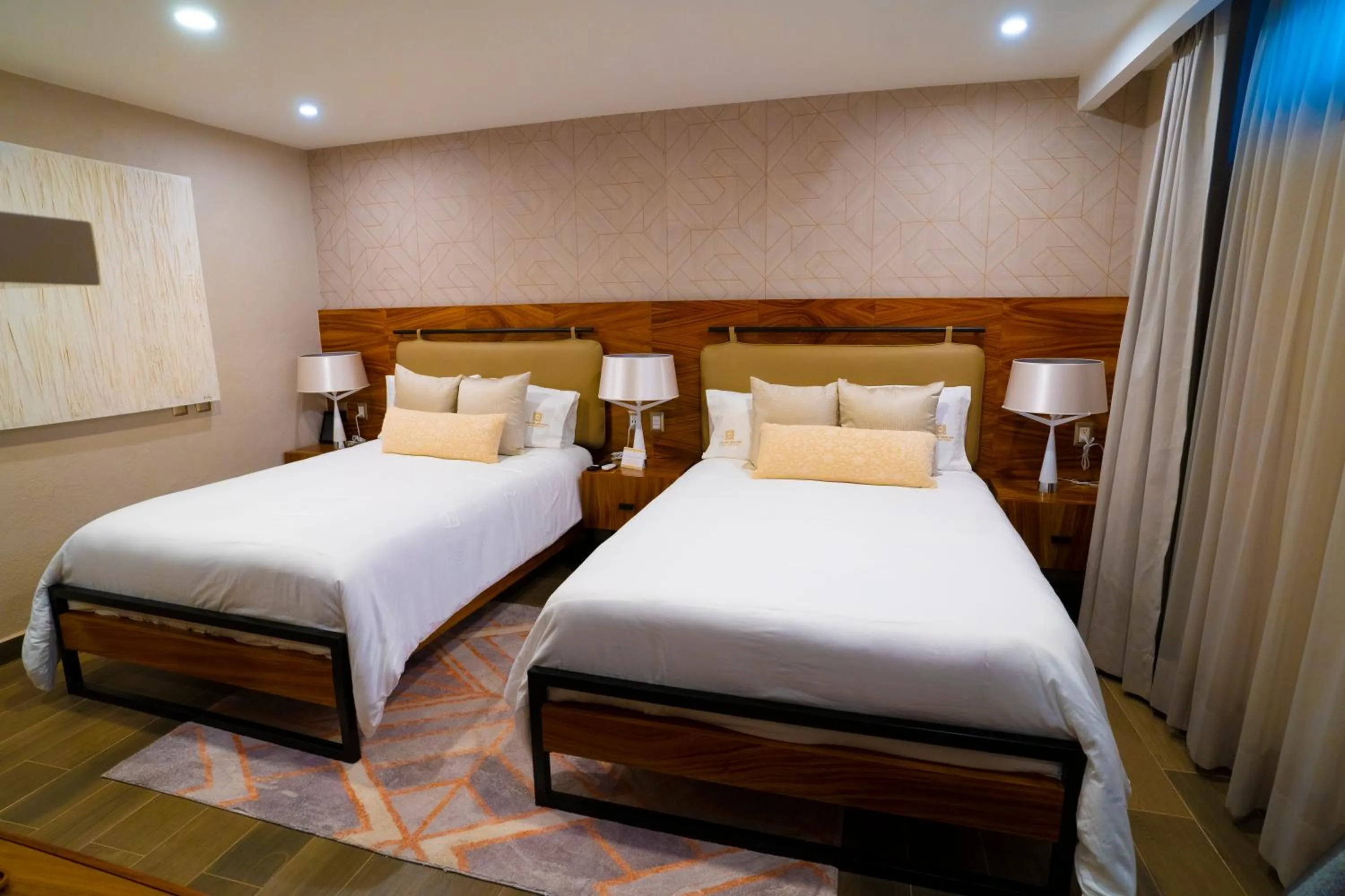 Bed in Hotel Boutique Corazón Mexicano