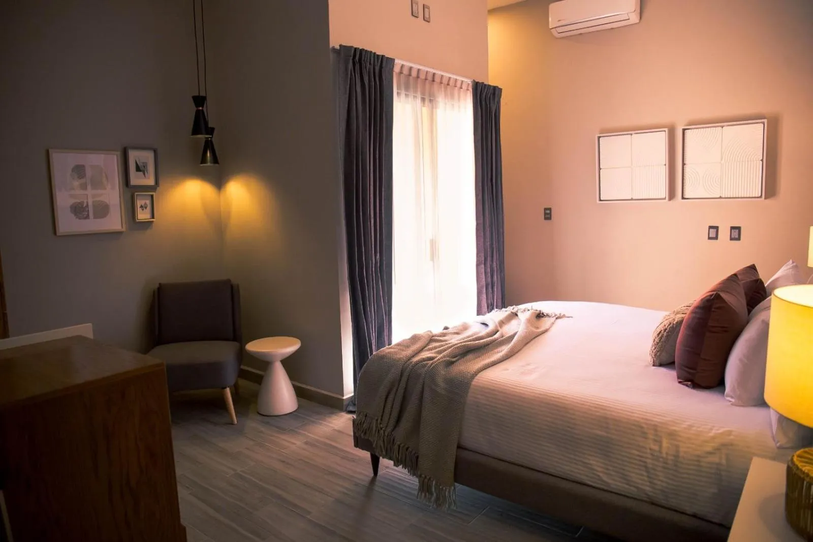 Bed in Hotel Boutique Corazón Mexicano