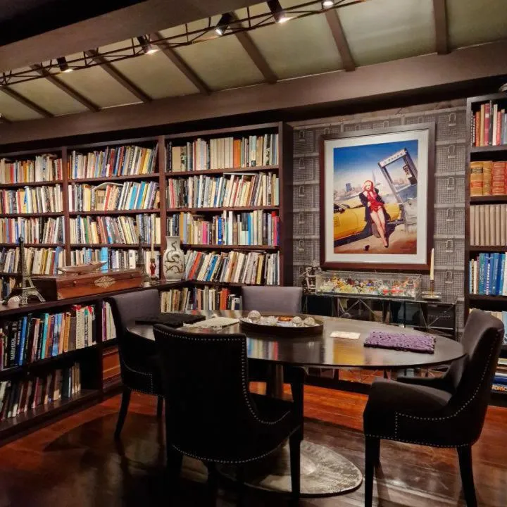 Library in Marbella Boutique Art suites