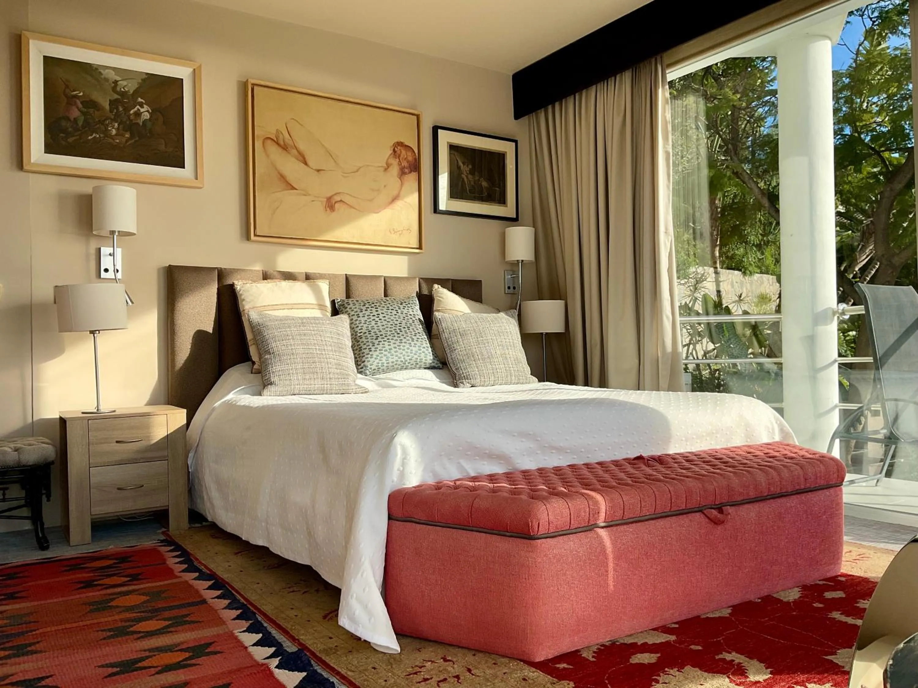Bed in Marbella Boutique Art suites