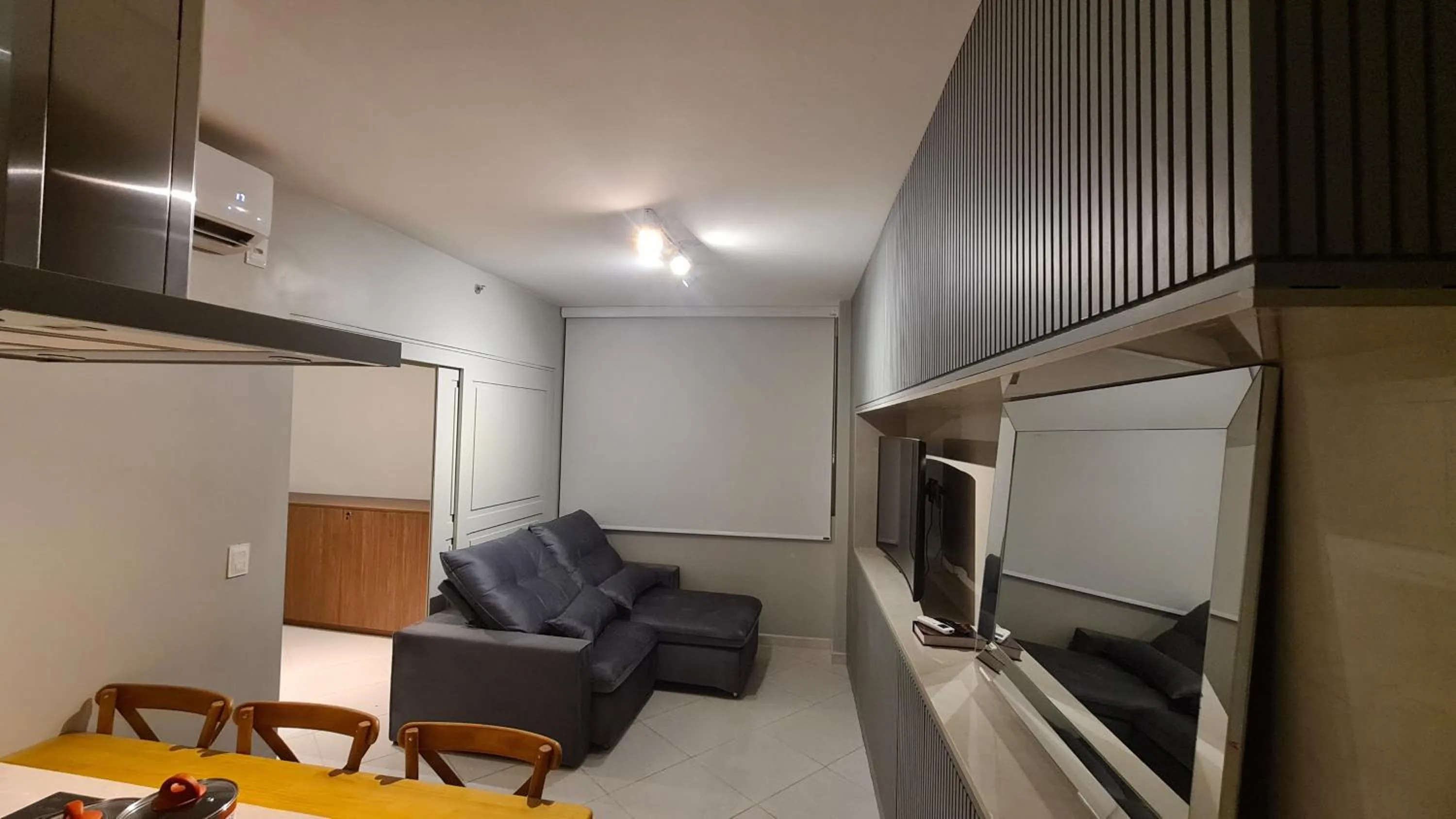 Communal lounge/ TV room in Condomínio Barretos Thermas Park - Flat Parque do Peão
