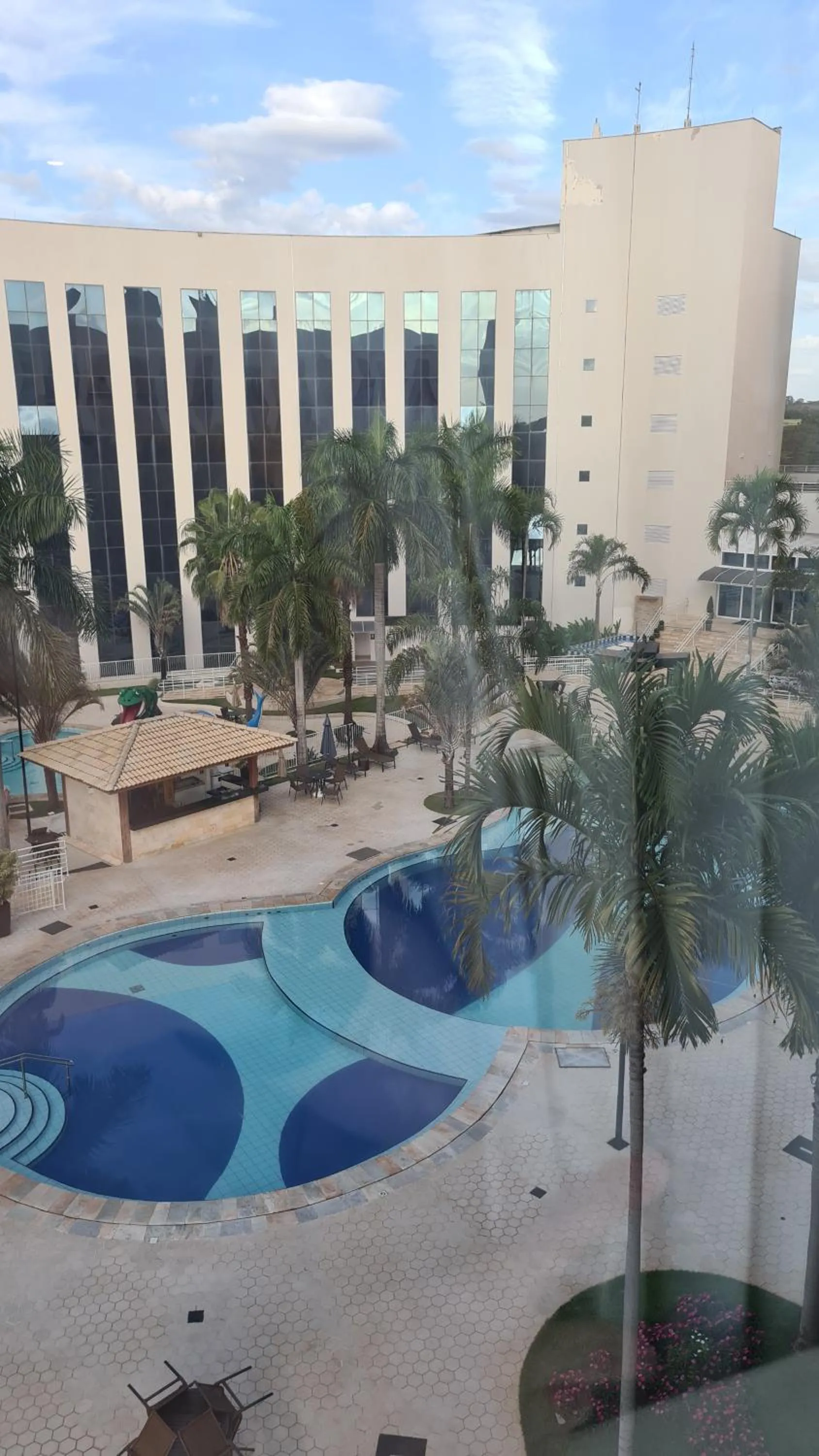Pool view in Condomínio Barretos Thermas Park - Flat Parque do Peão