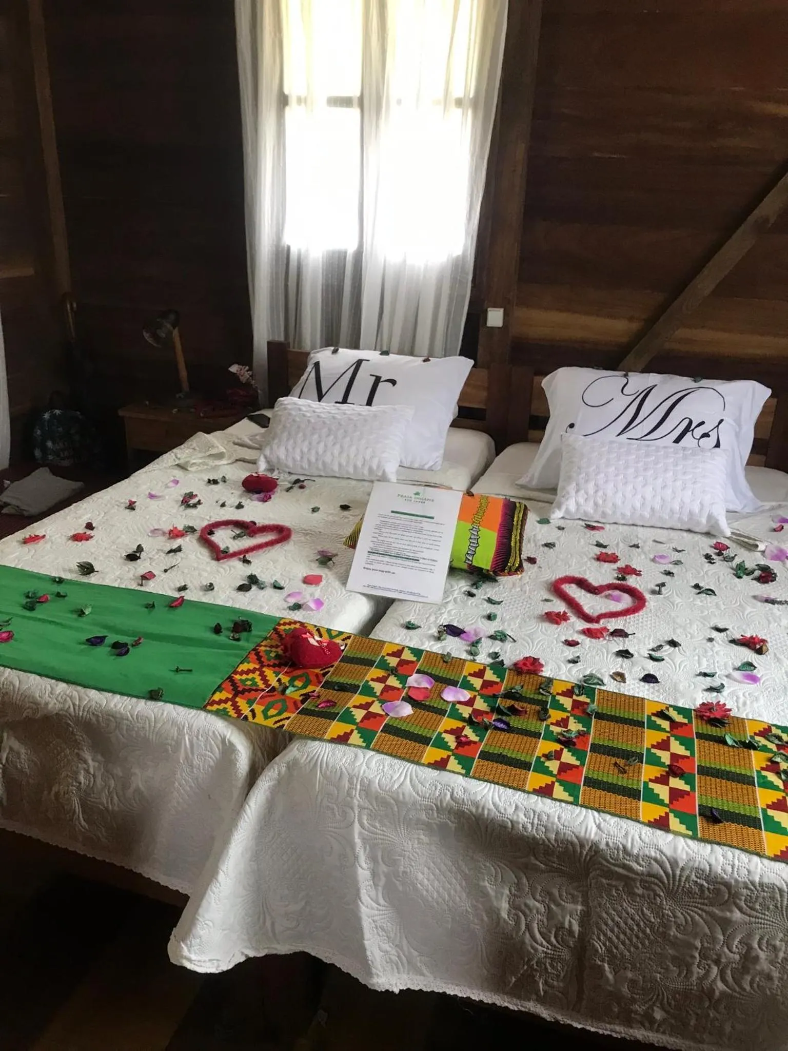 Bed in Hotel Praia Inhame Ecolodge