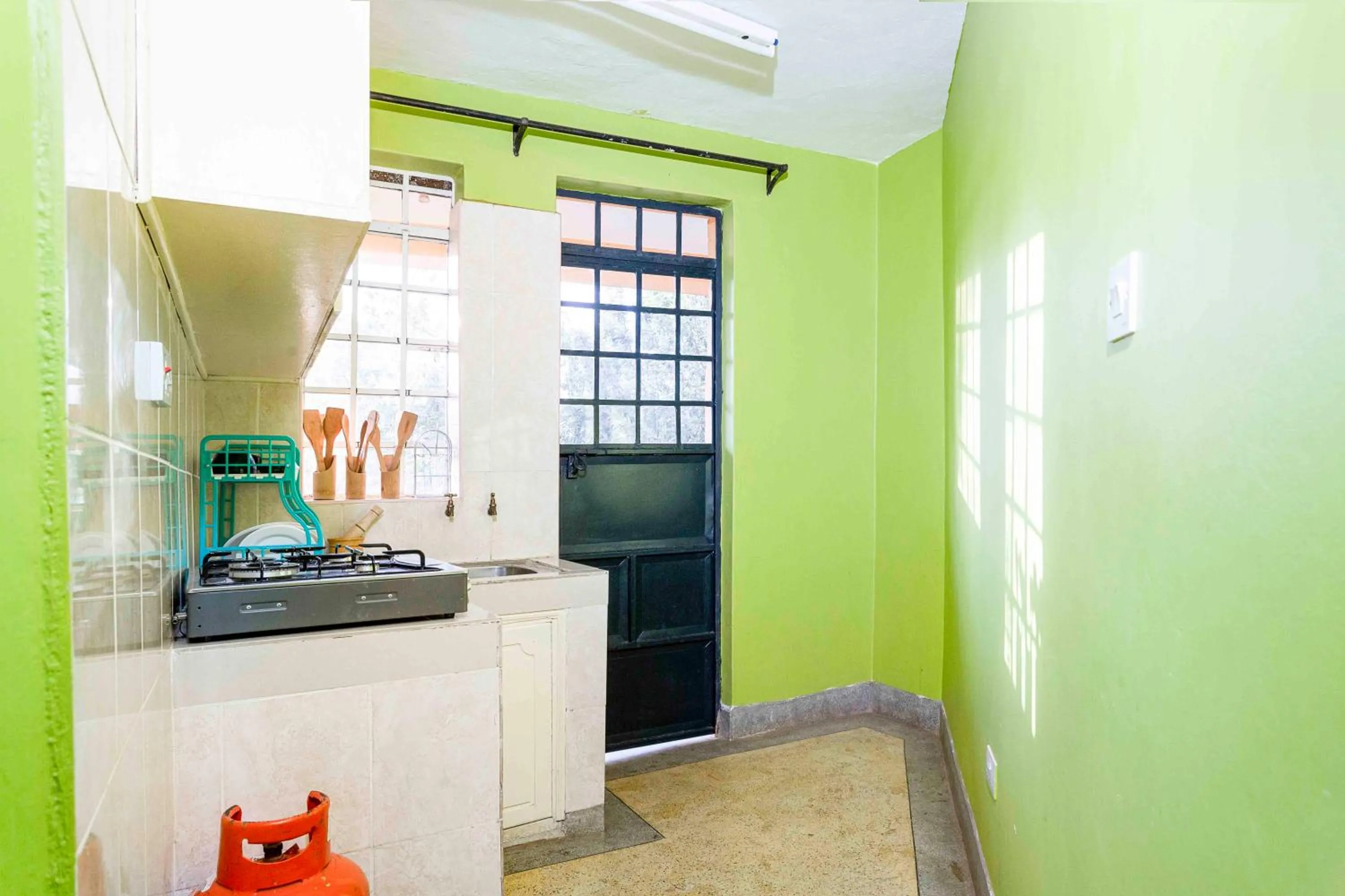 Kitchen or kitchenette in The Kyaka Hotel