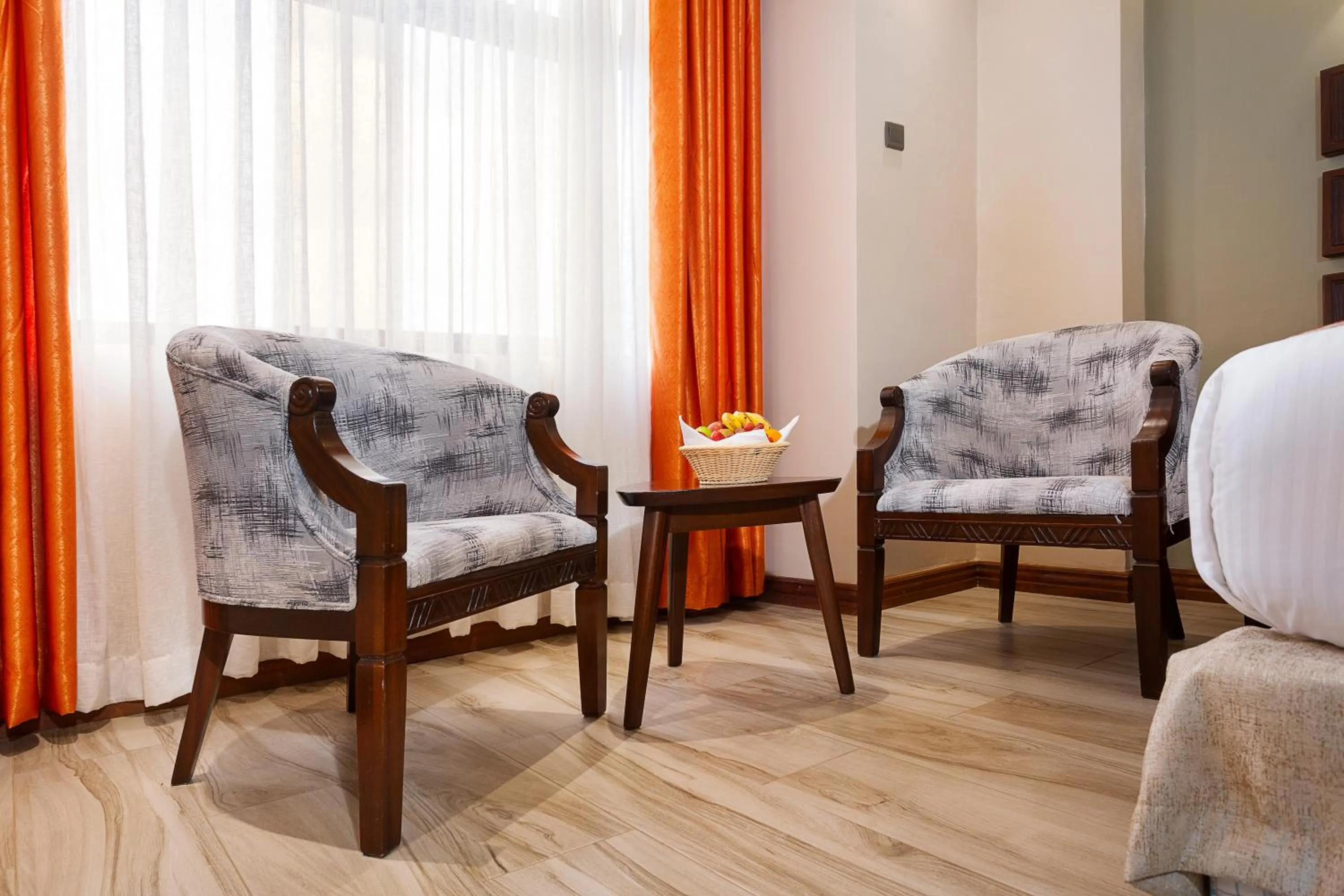 Seating area in The Kyaka Hotel