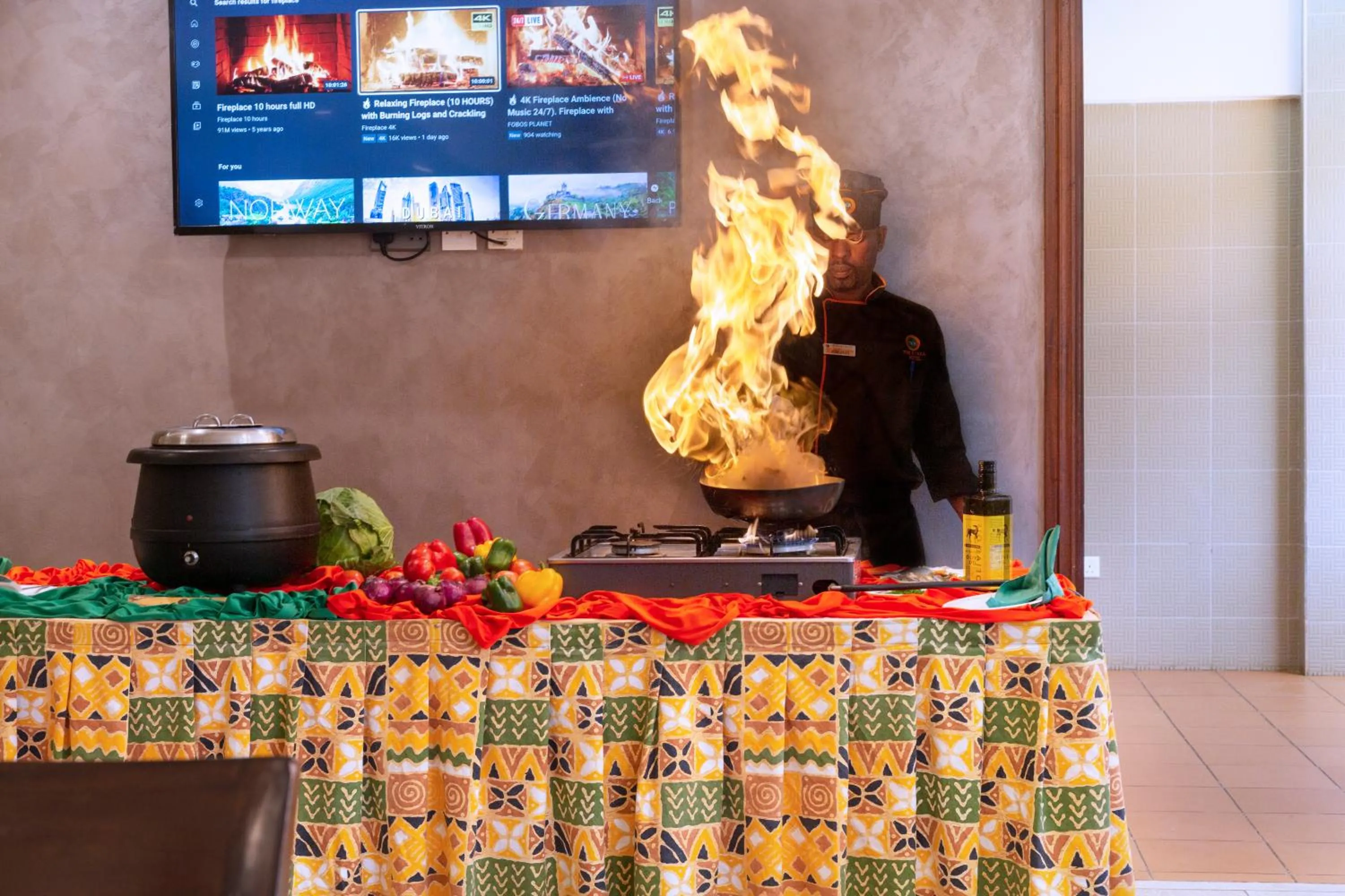 Food and drinks in The Kyaka Hotel
