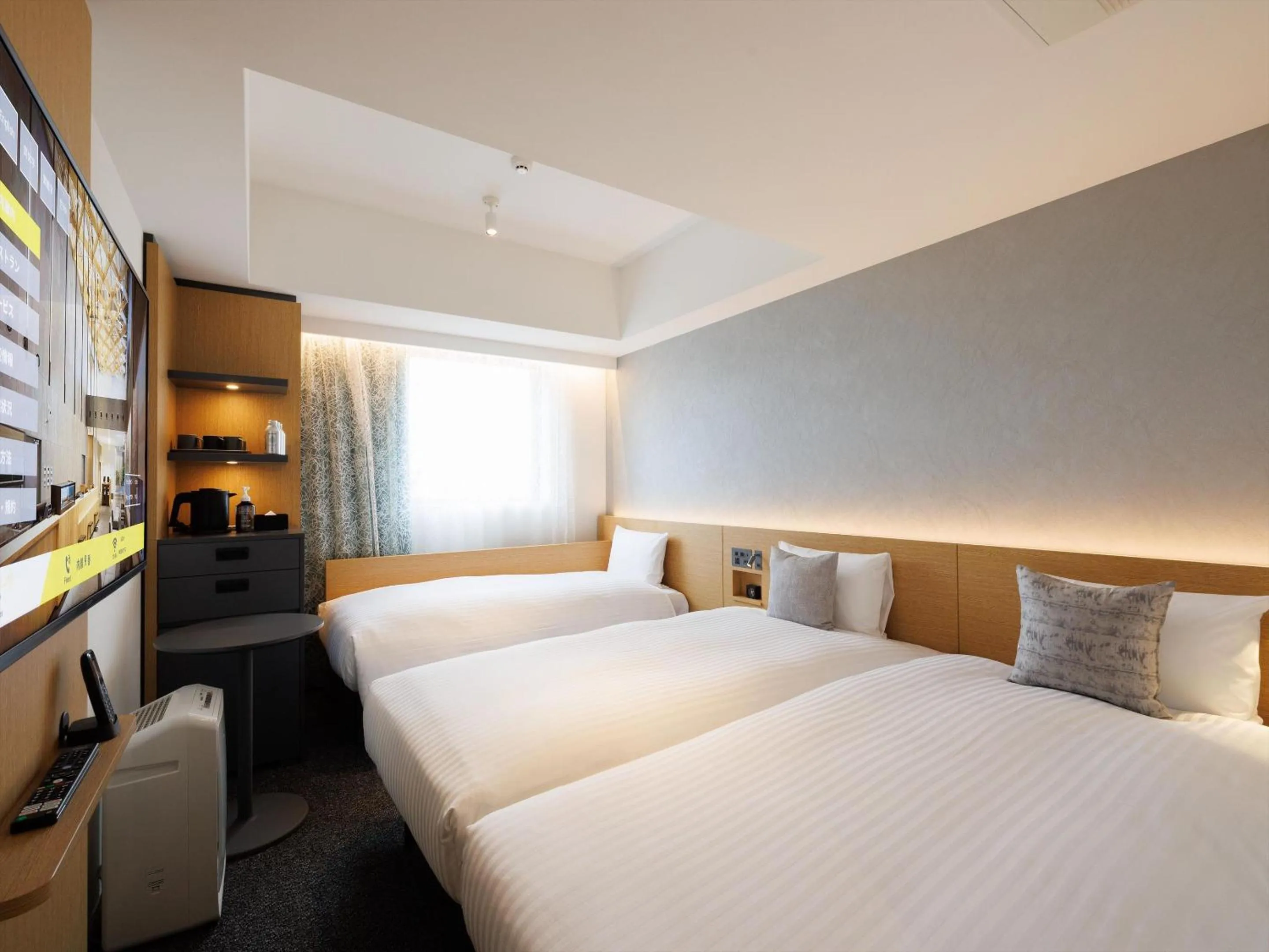 Comfort Twin Room with Sofa Bed in CROSS Life Hakata Yanagibashi