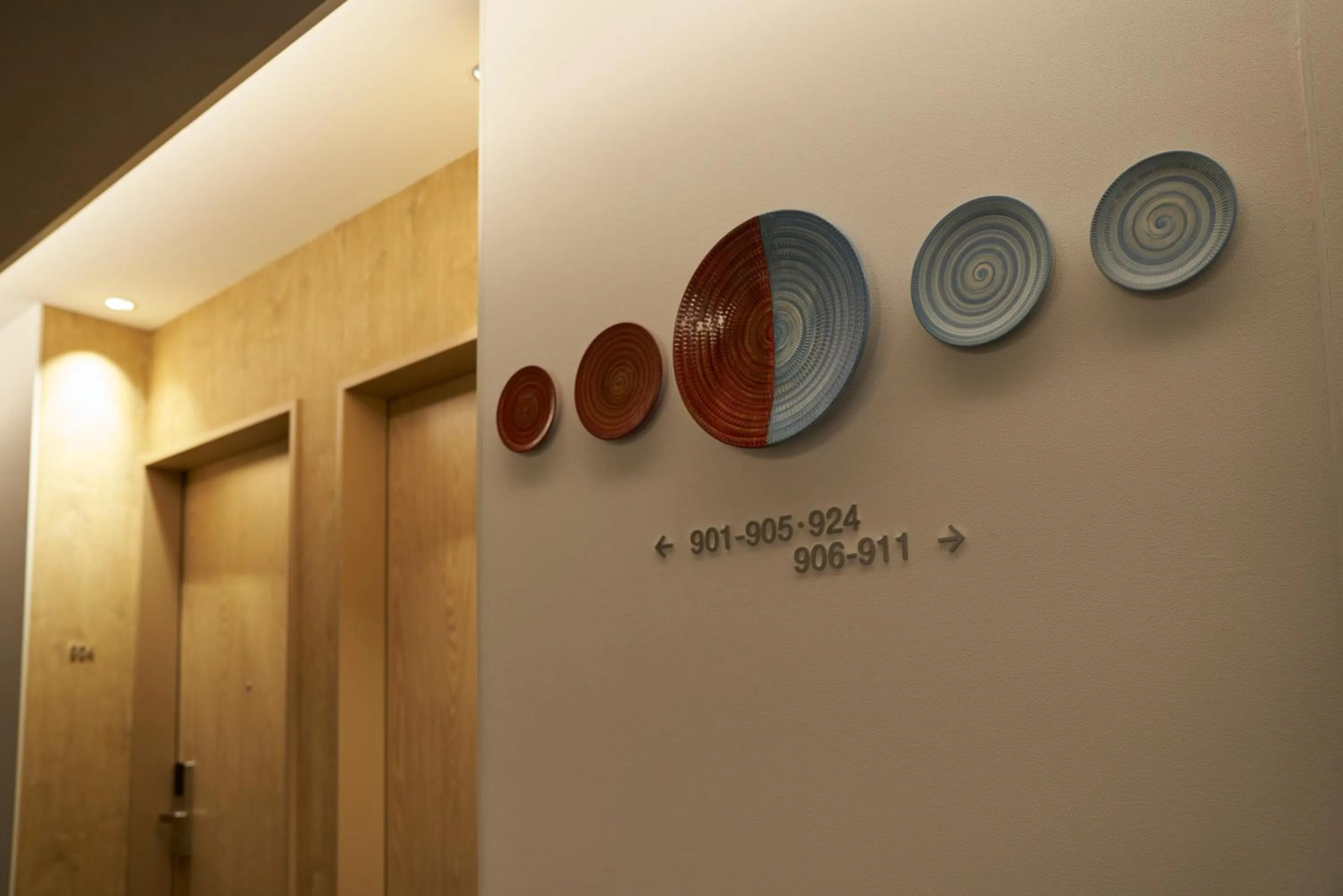 Decorative detail in CROSS Life Hakata Yanagibashi