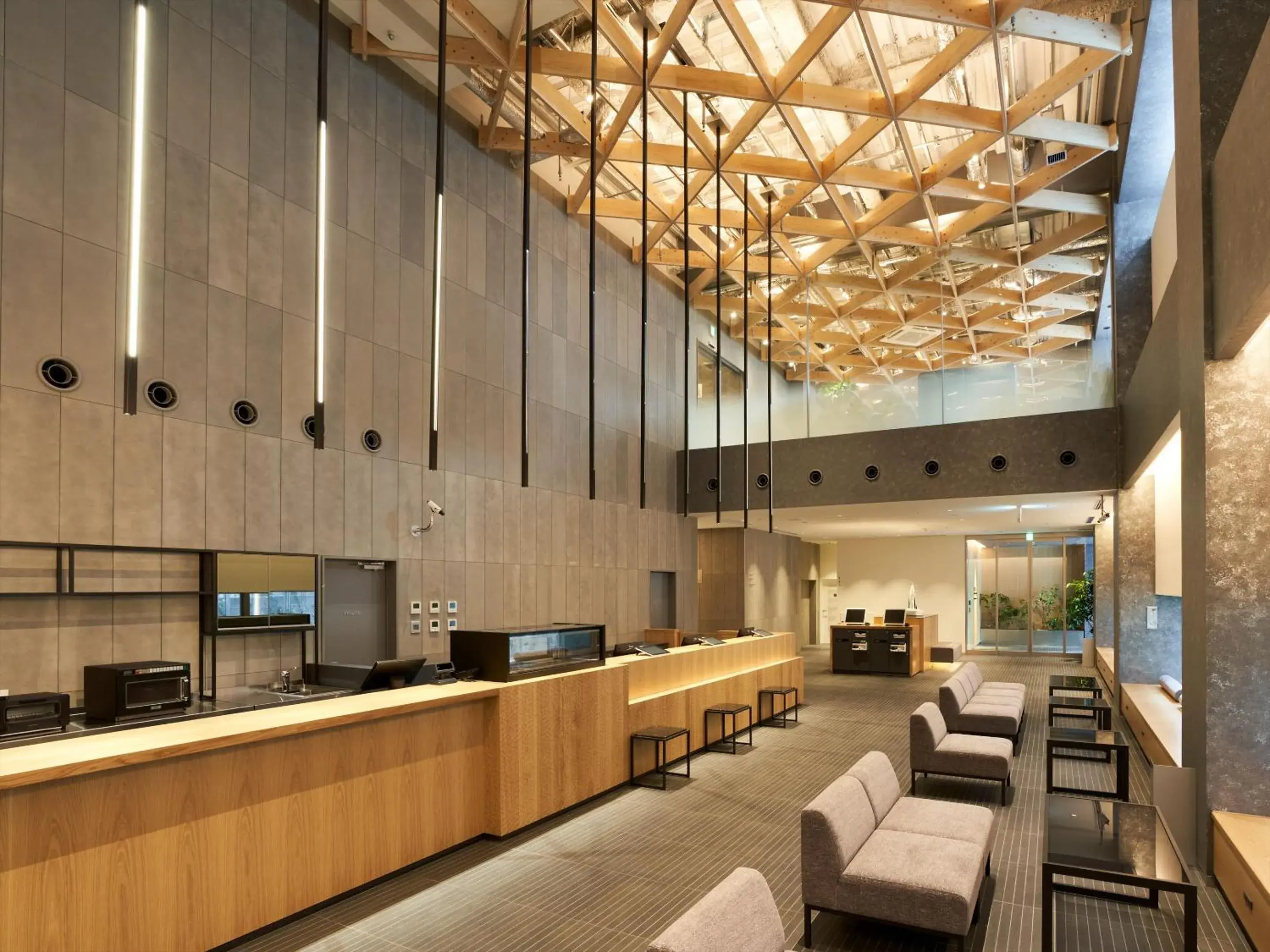 Lobby or reception in CROSS Life Hakata Yanagibashi Lobby or reception in CROSS Life Hakata Yanagibashi