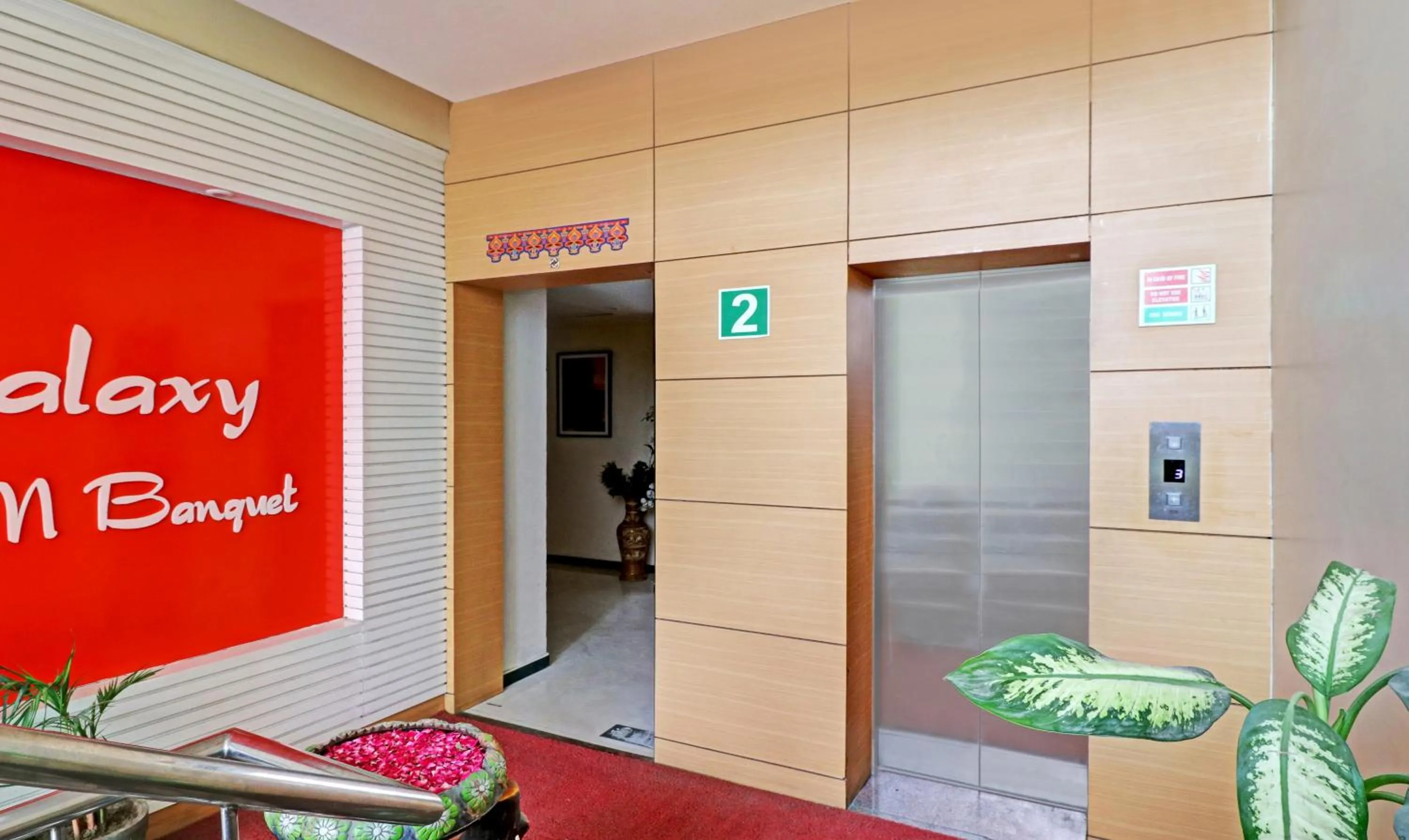 elevator in Treebo Galaxy Rooms