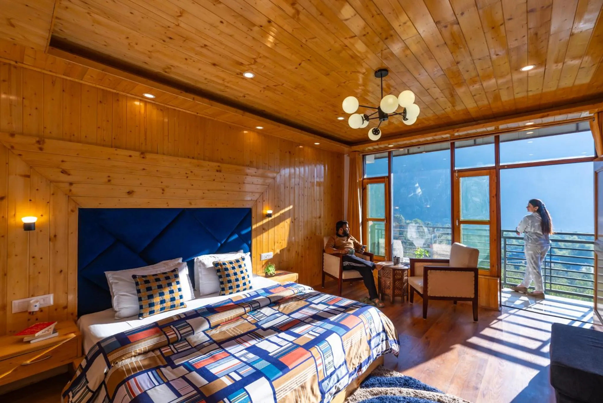 Natural landscape, Bed in The 14 Gables, A Boutique Stay, Manali - Pet Friendly Hotel - Crown Palace