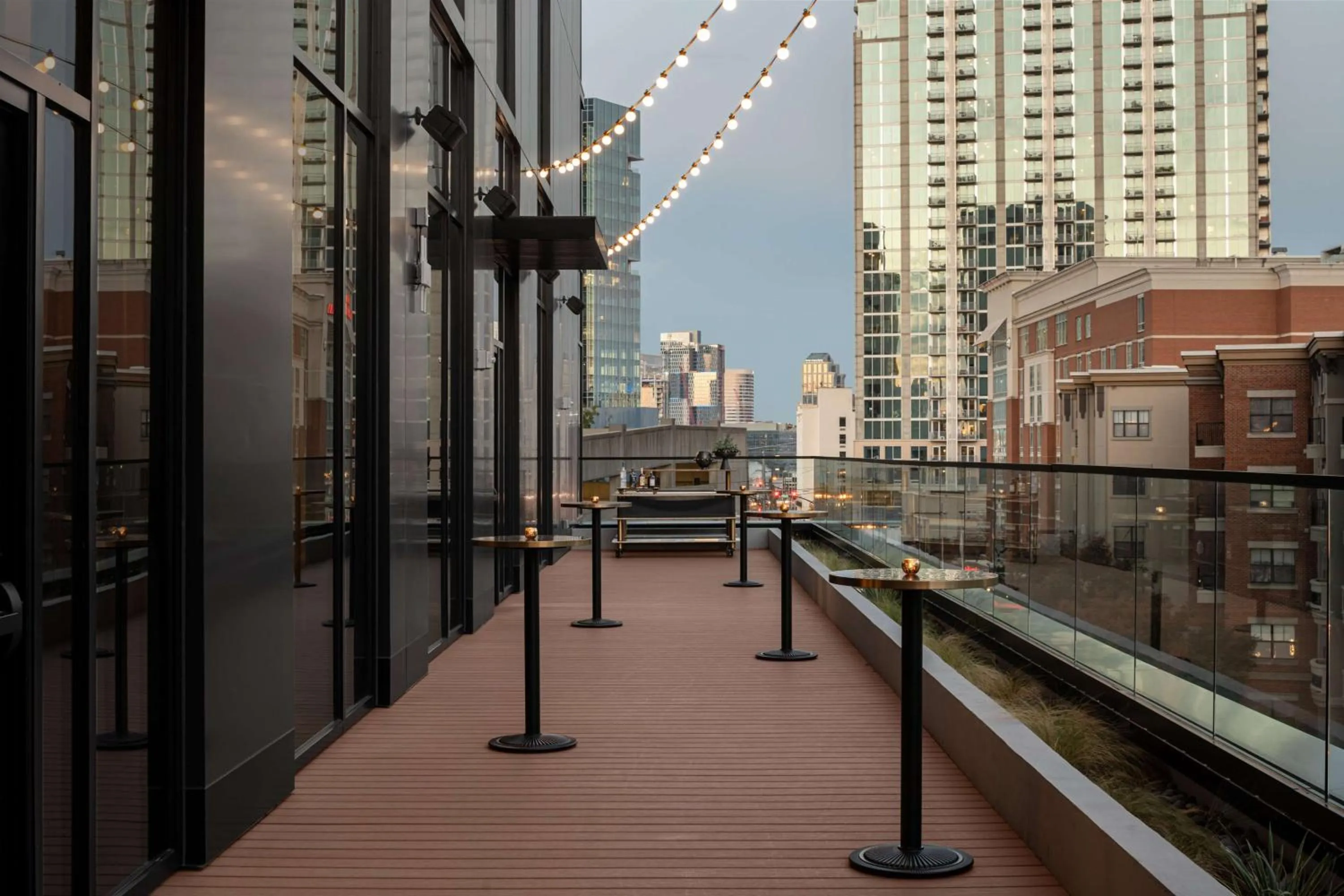 Patio in Hotel Fraye Nashville, Curio Collection By Hilton