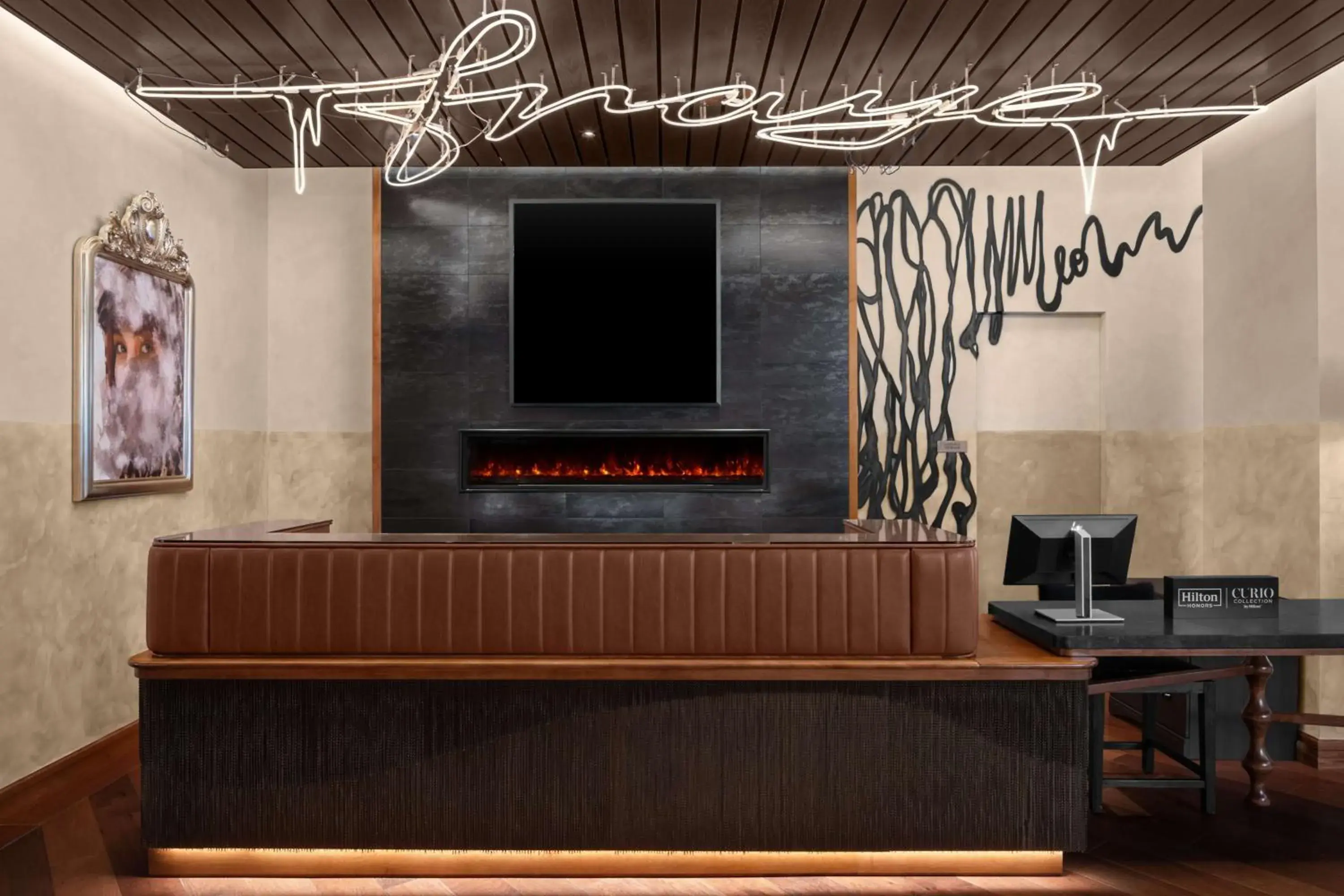 Lobby or reception in Hotel Fraye Nashville, Curio Collection By Hilton Lobby or reception in Hotel Fraye Nashville, Curio Collection By Hilton