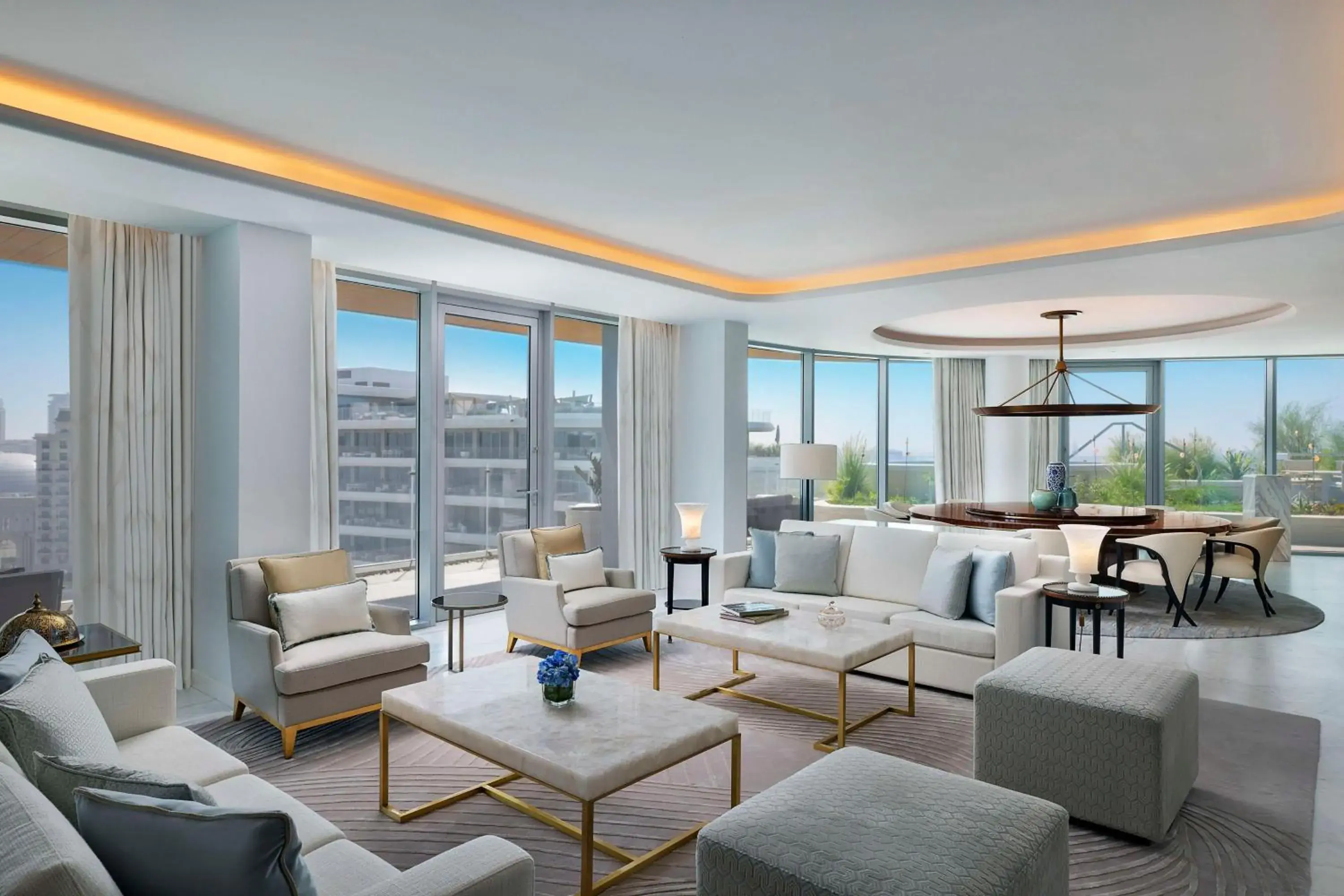 Living room in Waldorf Astoria Doha Lusail Living room in Waldorf Astoria Doha Lusail