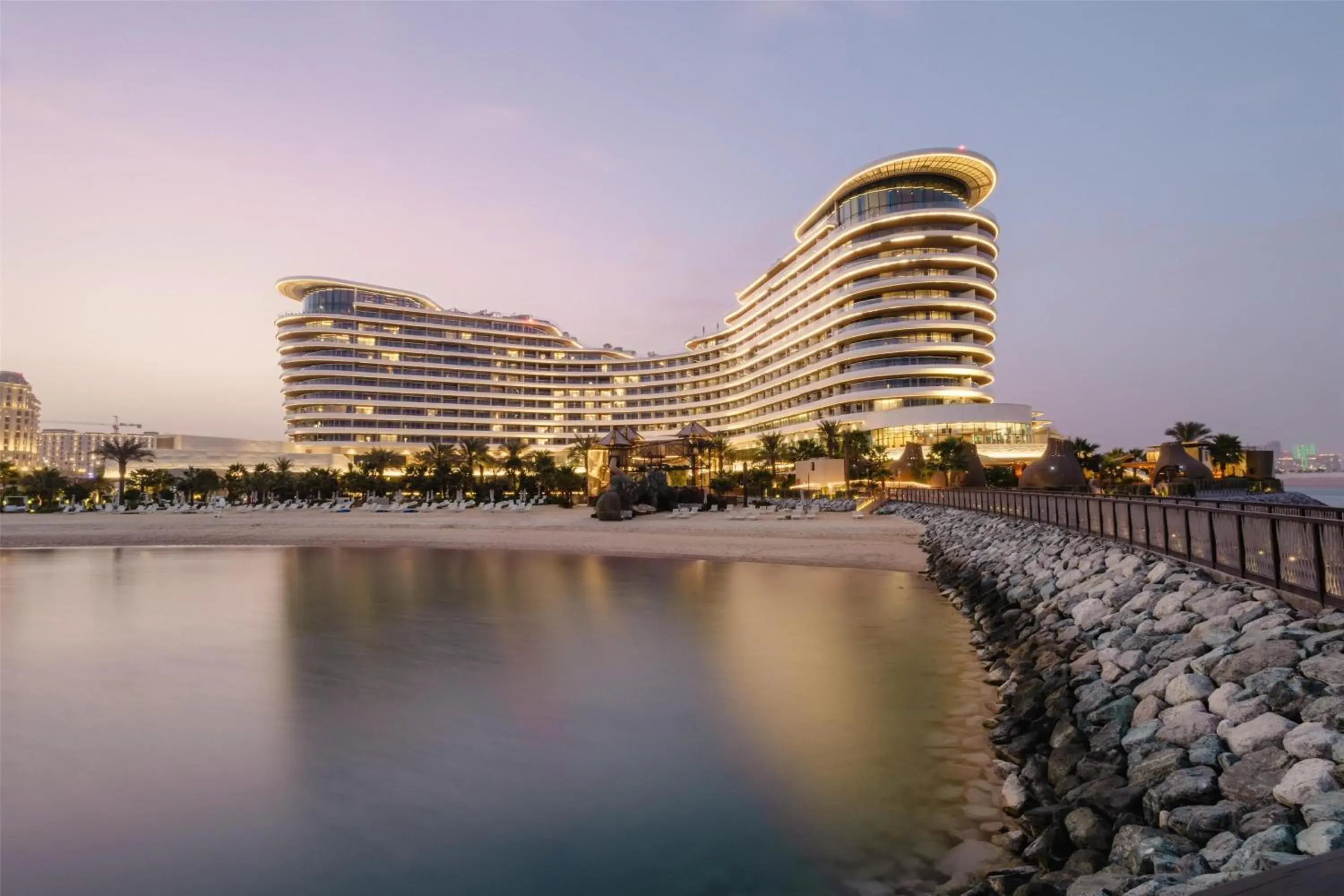 Property building in Waldorf Astoria Doha Lusail Property building in Waldorf Astoria Doha Lusail