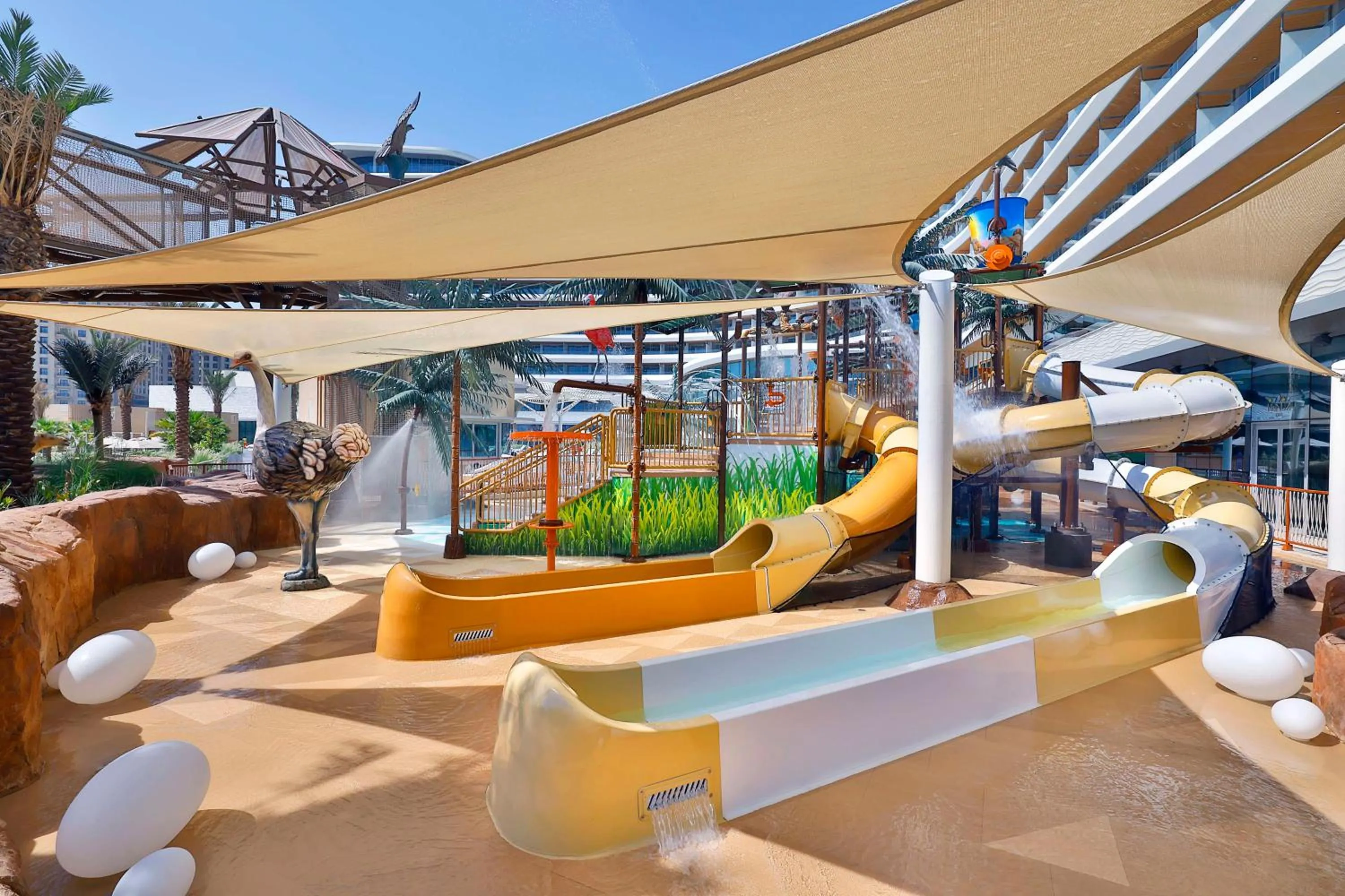 Pool view in Waldorf Astoria Doha Lusail