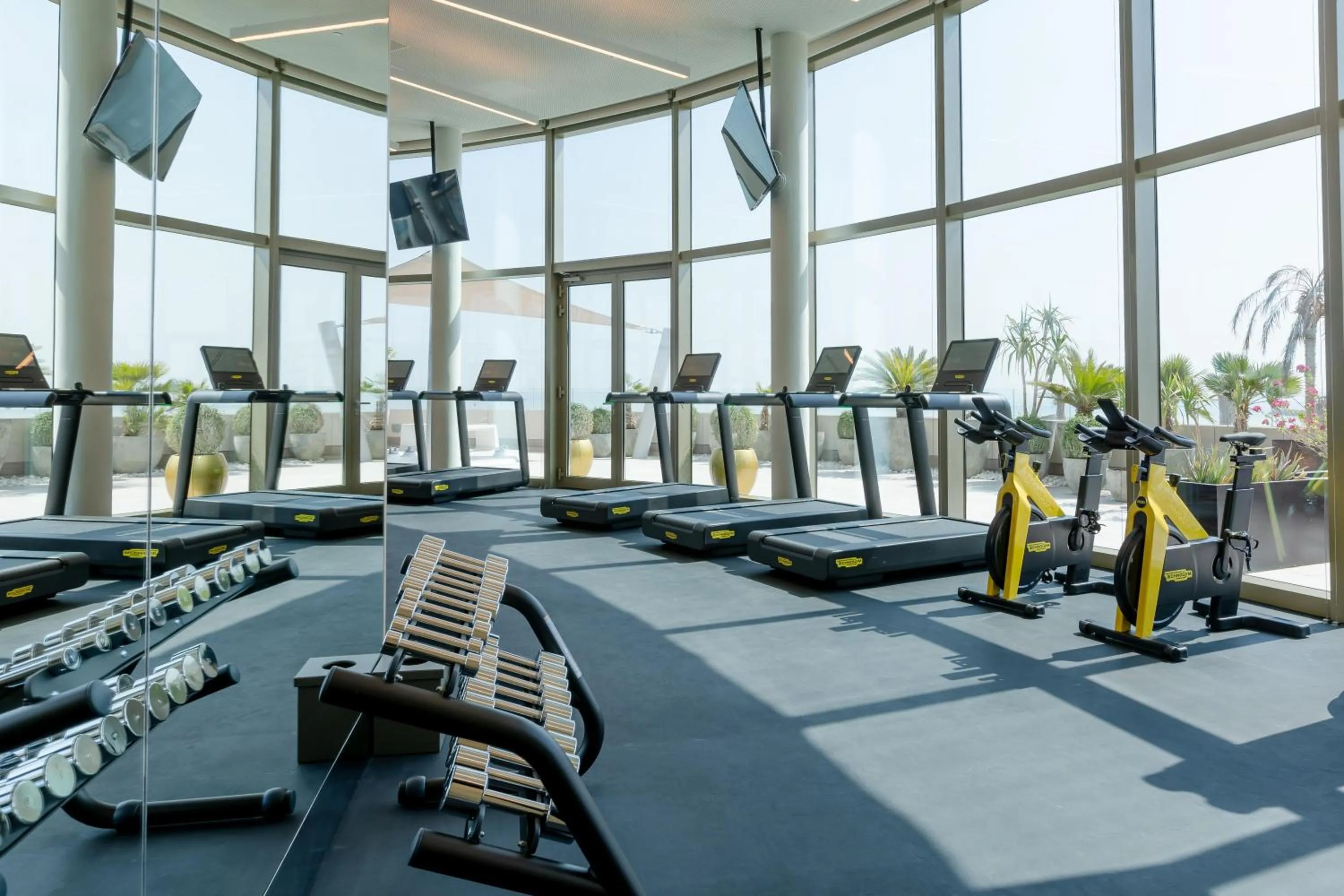 Fitness centre/facilities in Waldorf Astoria Doha Lusail