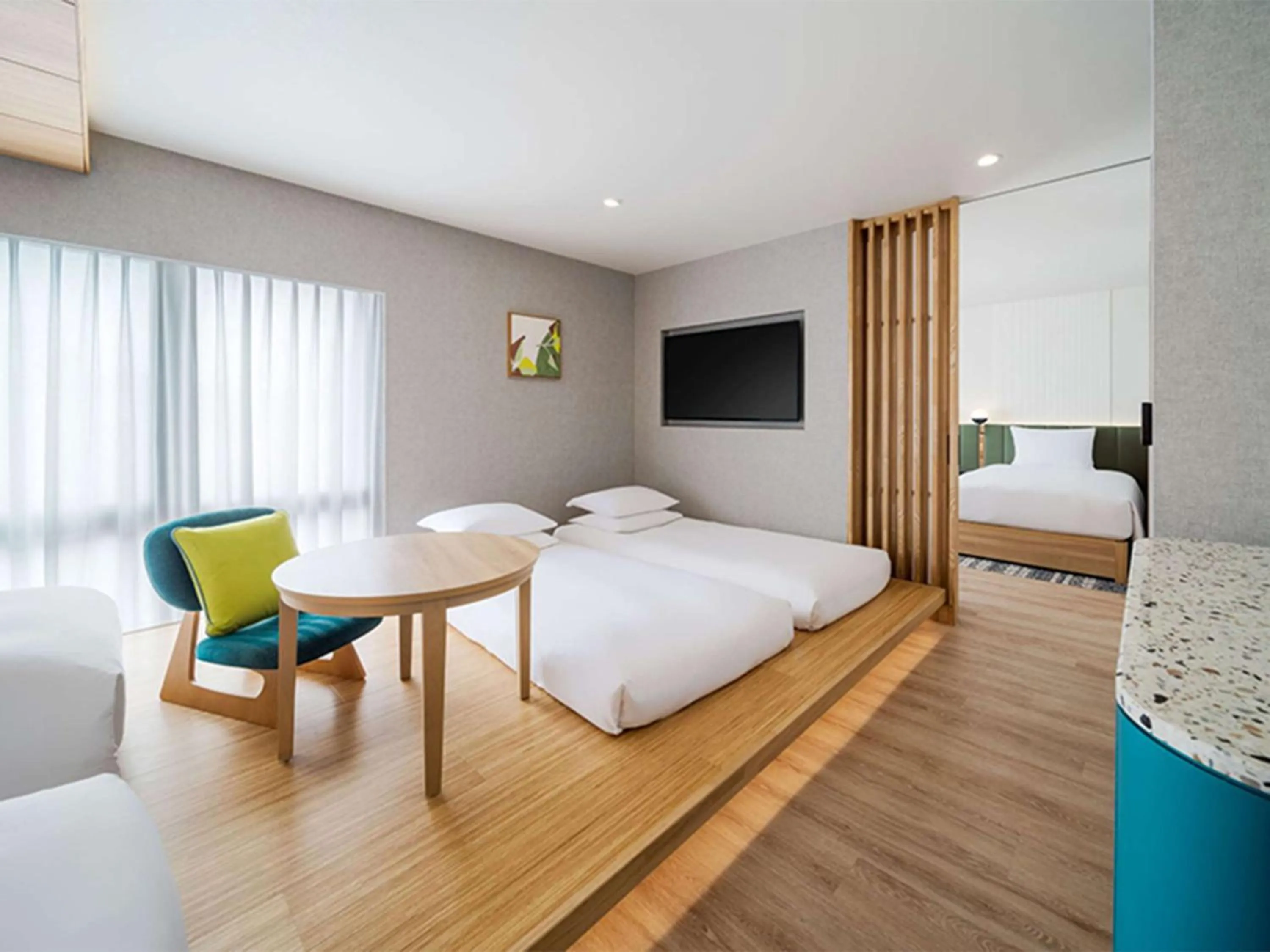 Bed in Hilton Garden Inn Kyoto Shijo Karasuma