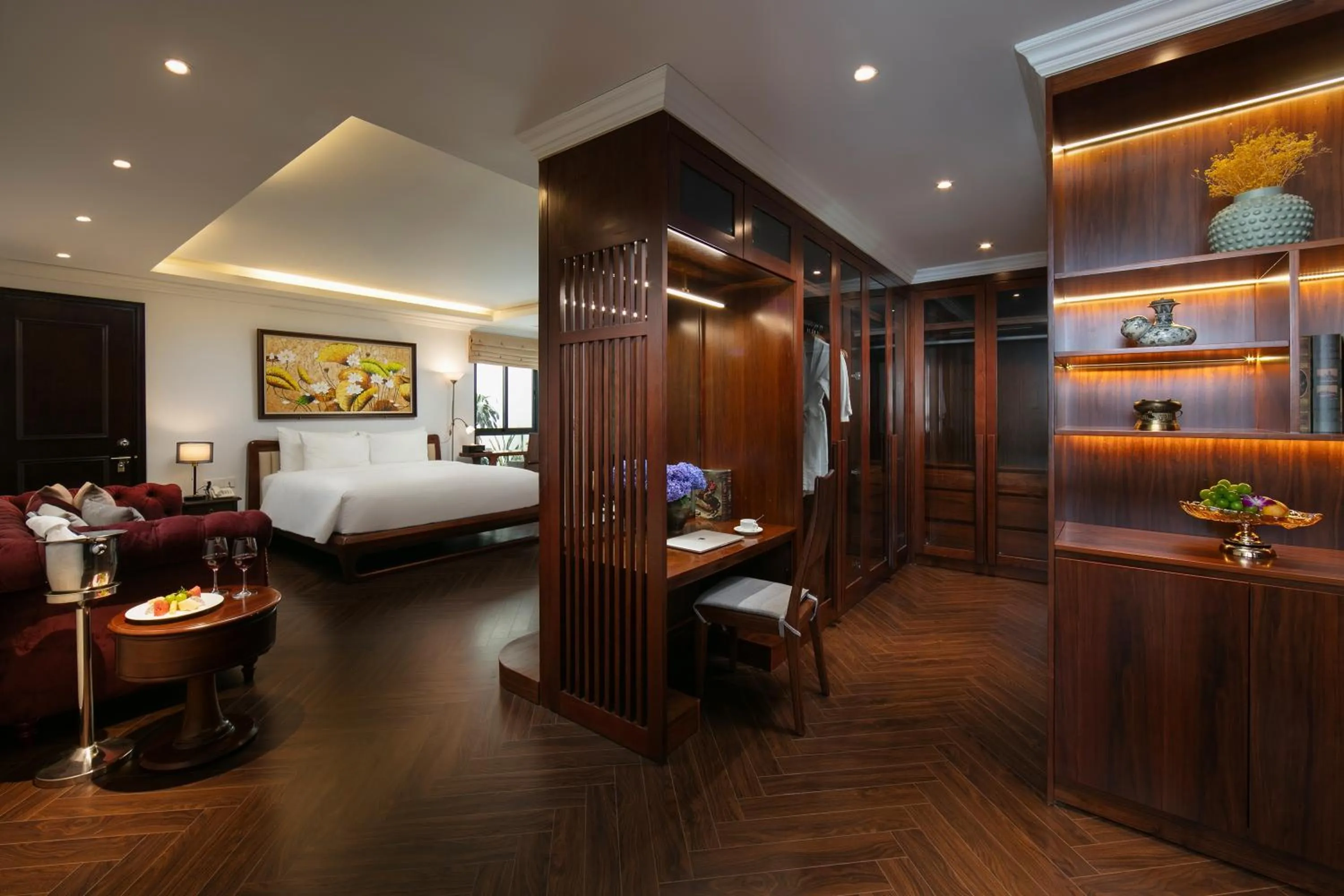 Photo of the whole room, Bed in HOTEL De SOURIANT Premium Hanoi