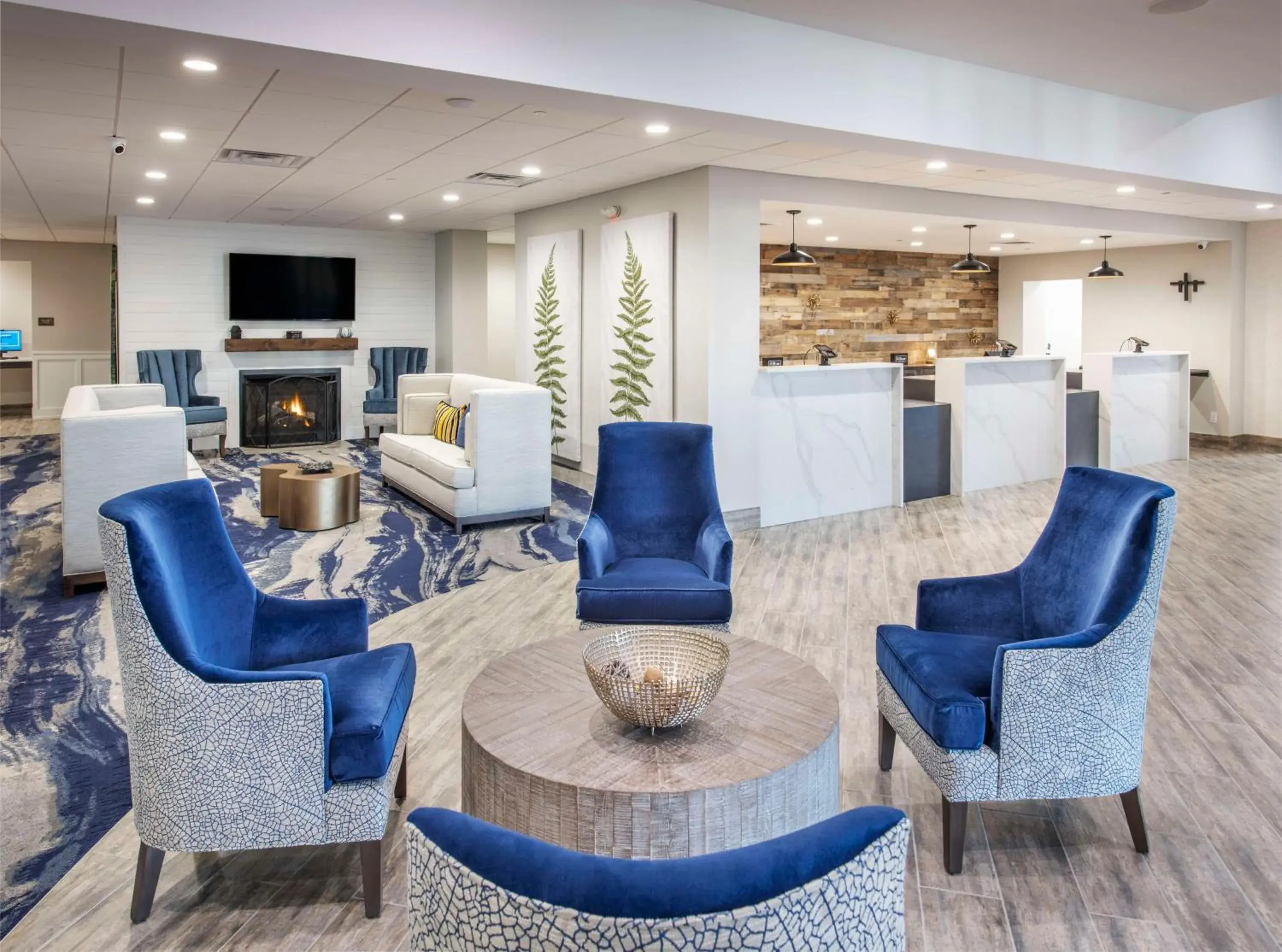 Lobby or reception in DoubleTree by Hilton Monroe Township Cranbury Lobby or reception in DoubleTree by Hilton Monroe Township Cranbury