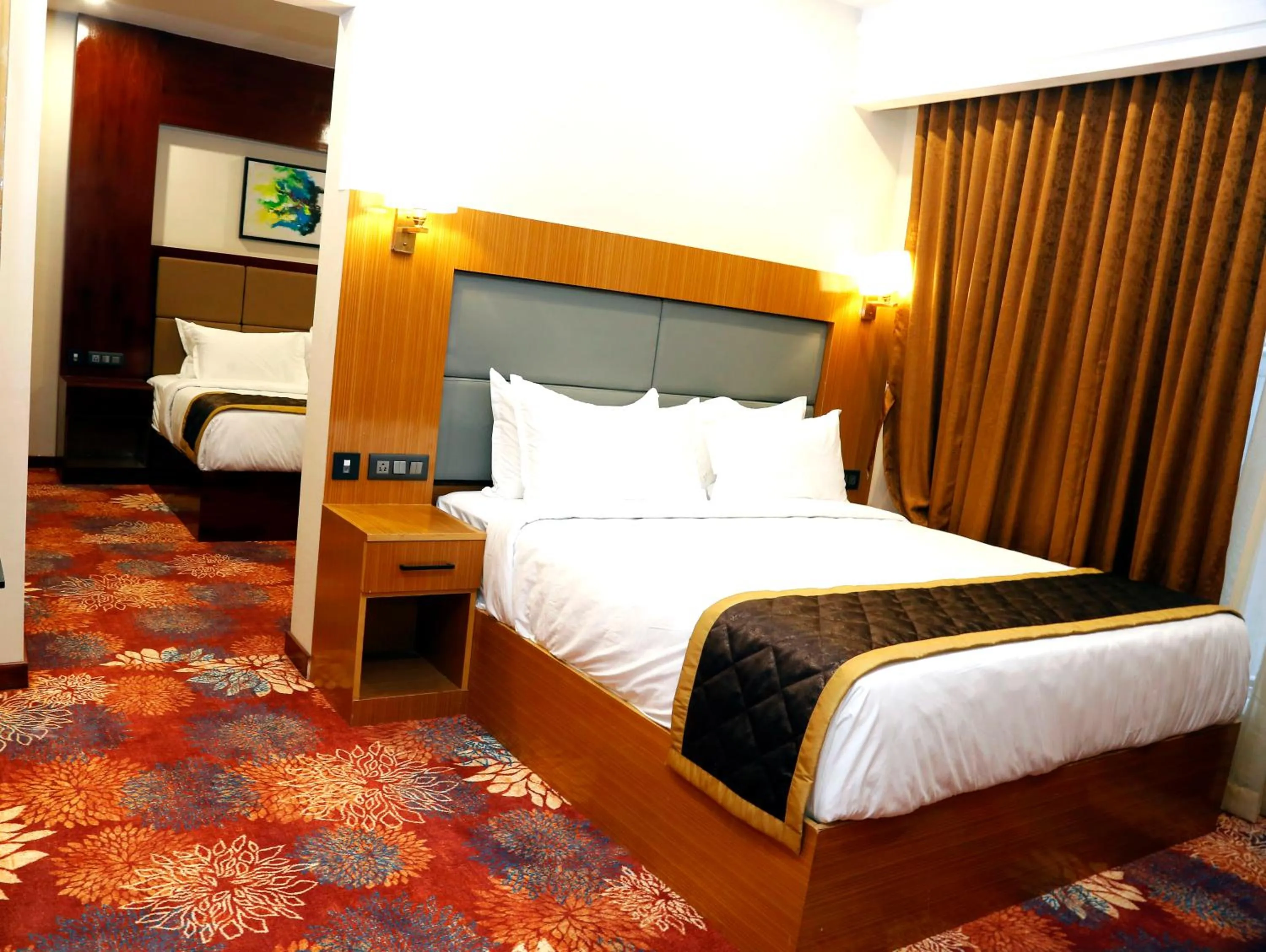 Bedroom, Bed in Leroy Grand - Yeshwanthpur