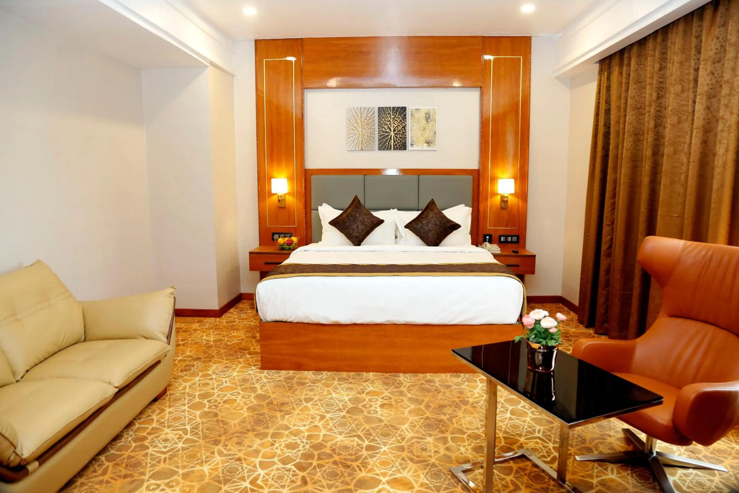 Bedroom, Bed in Leroy Grand - Yeshwanthpur