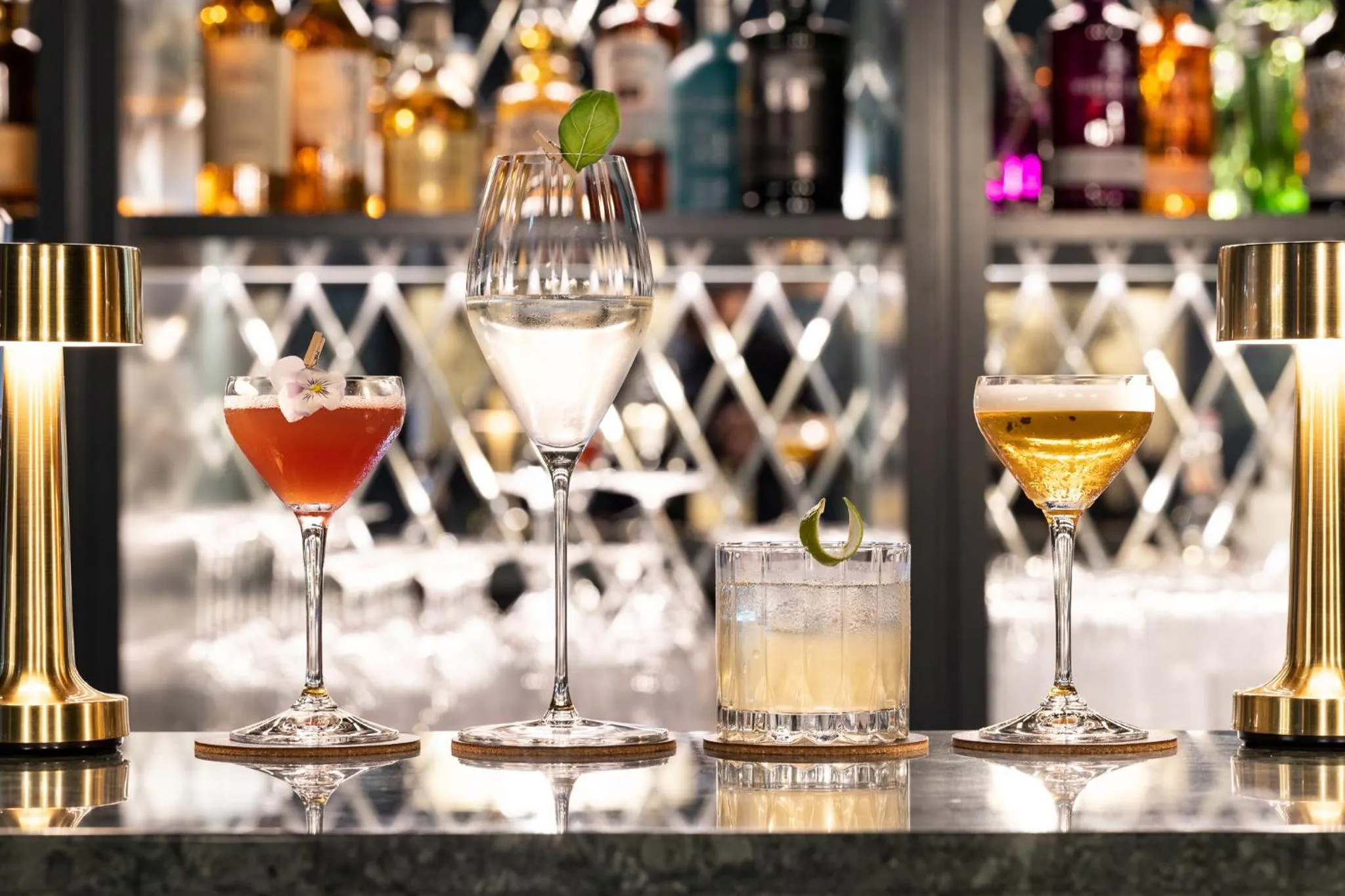 Drinks in Sun Street Hotel Shoreditch