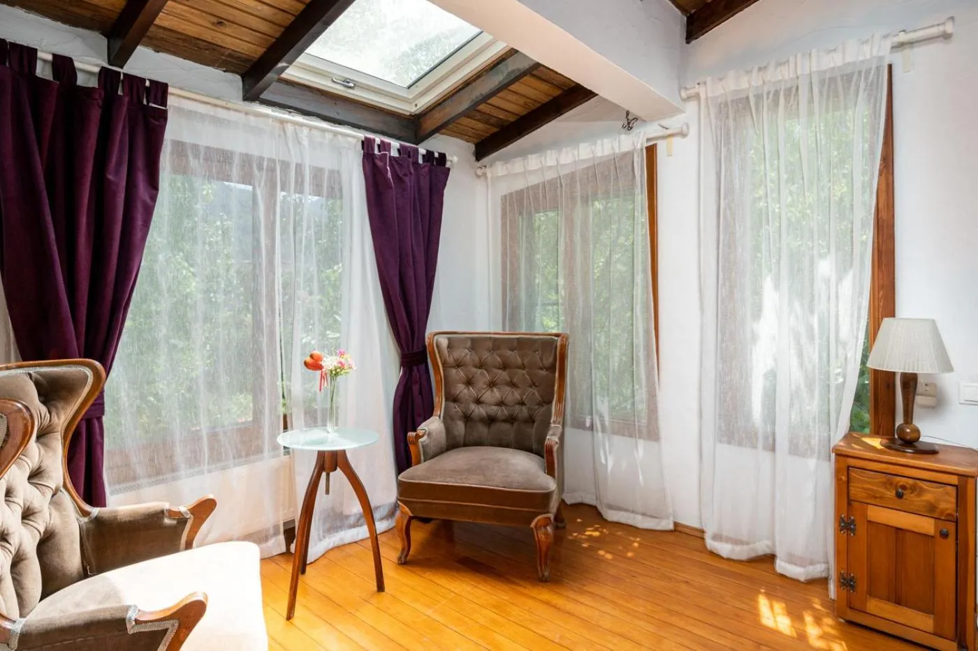 Seating area in Ephesus Lodge