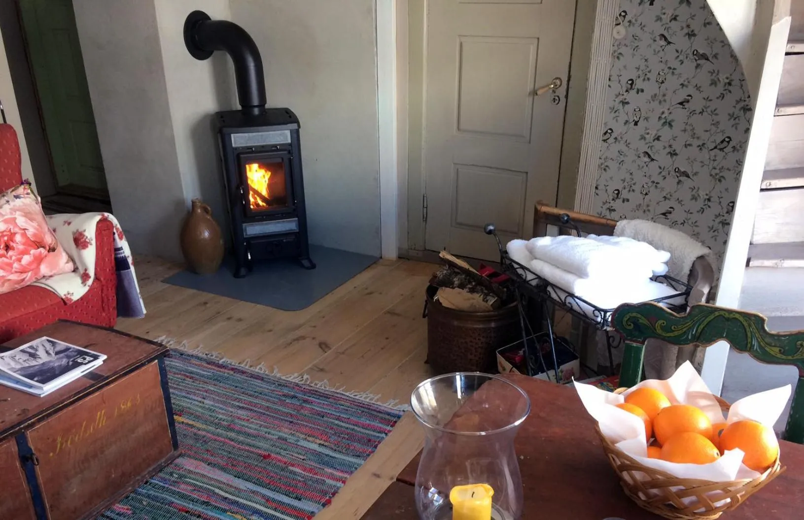 Living room in Overvoll Farm