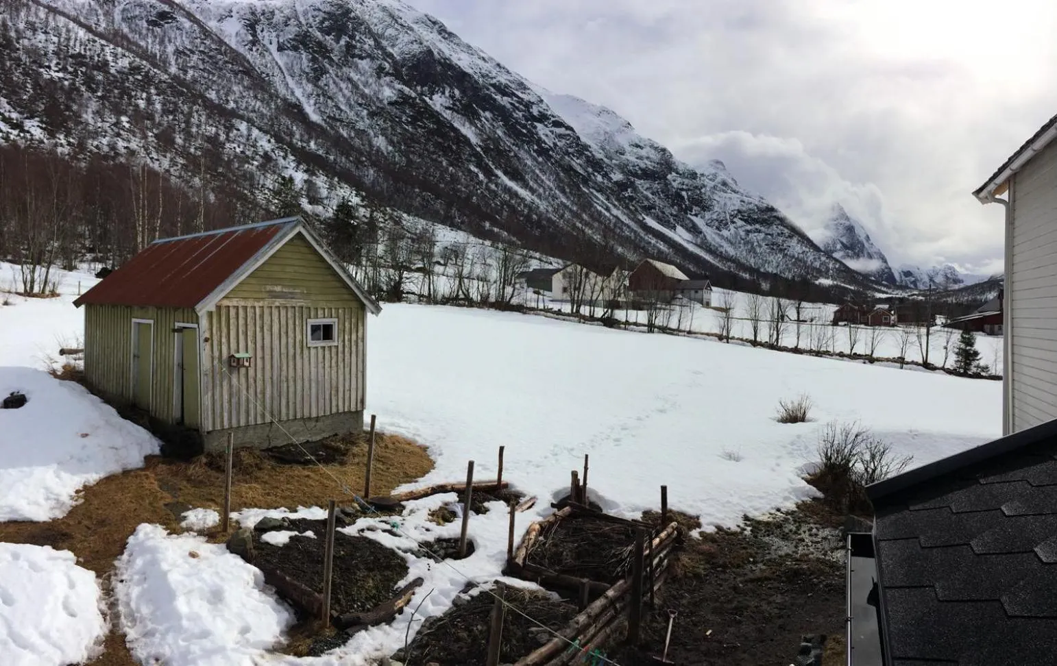 Natural landscape in Overvoll Farm