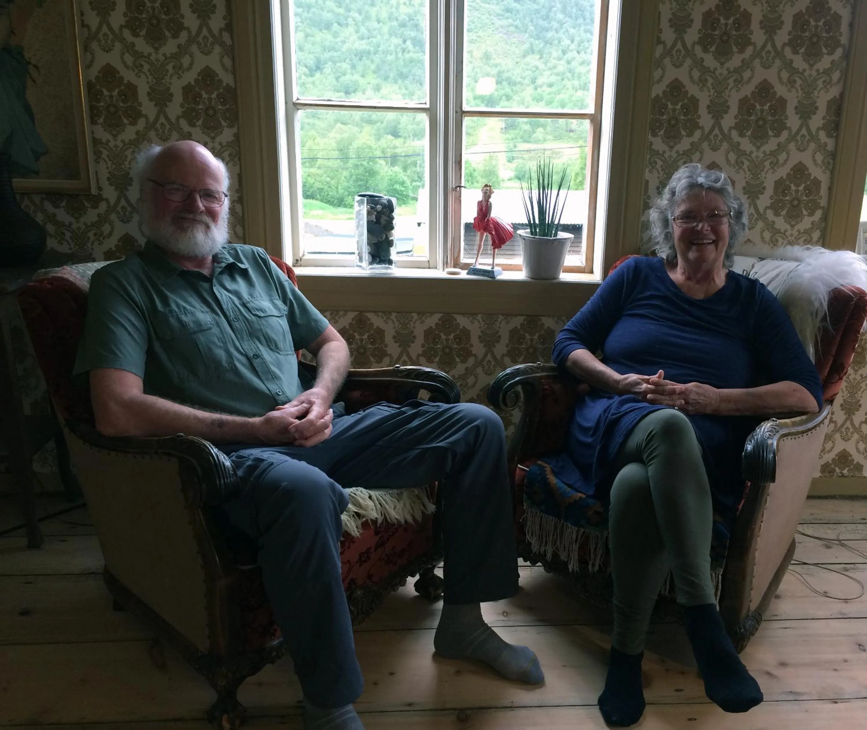 group of guests in Overvoll Farm