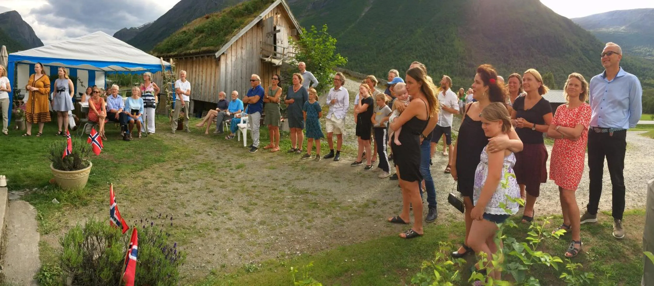 People in Overvoll Farm