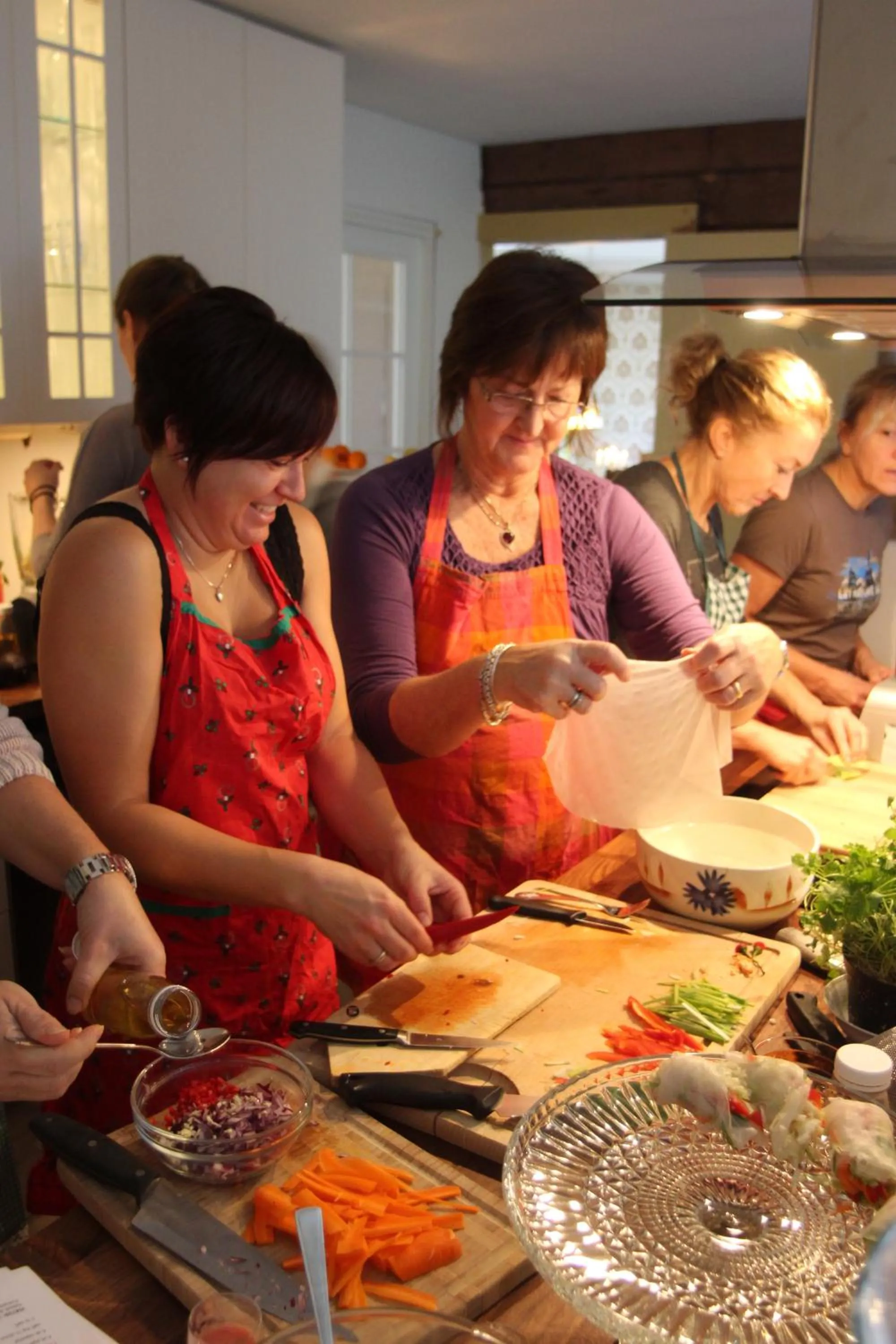People in Overvoll Farm