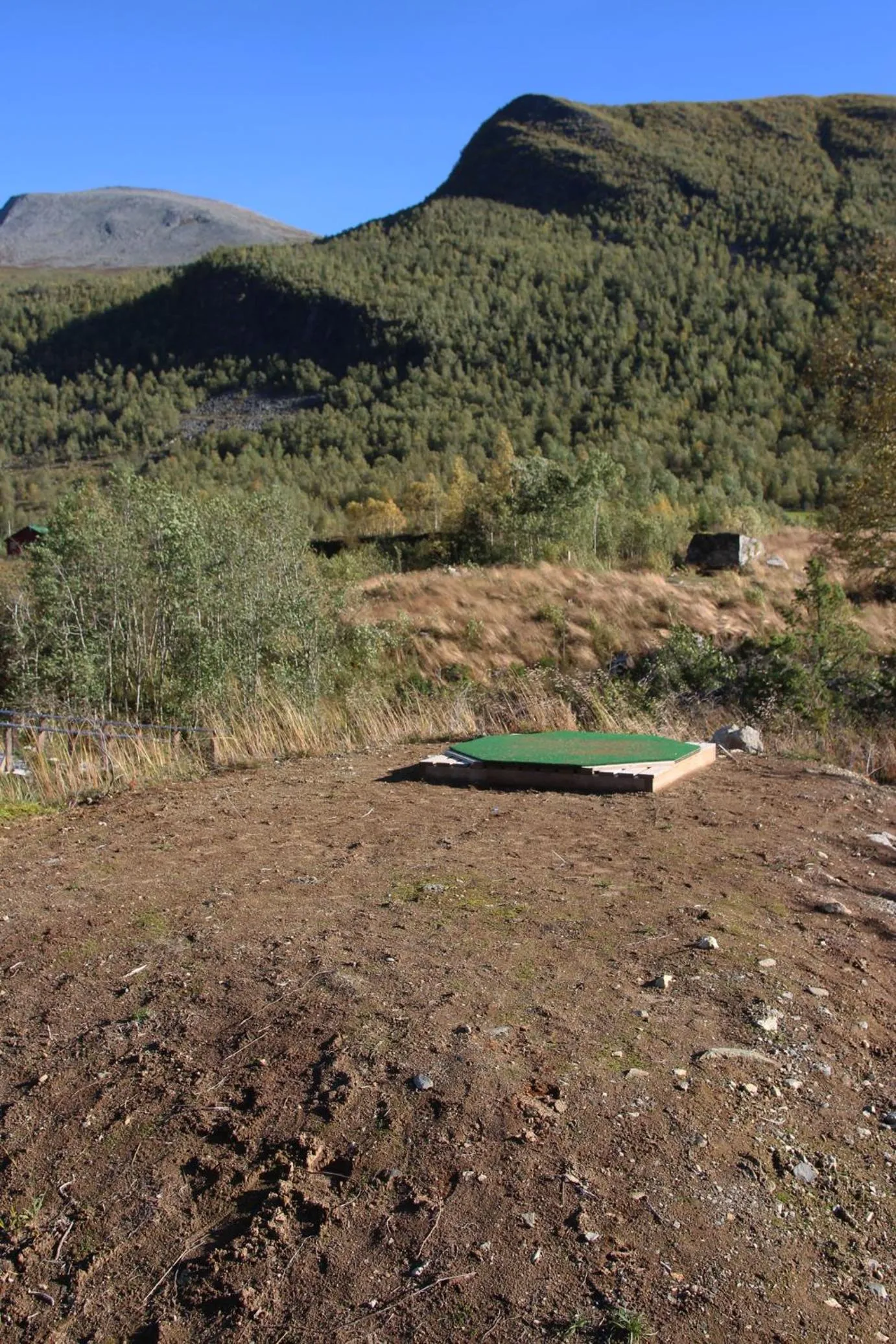 Natural landscape in Overvoll Farm