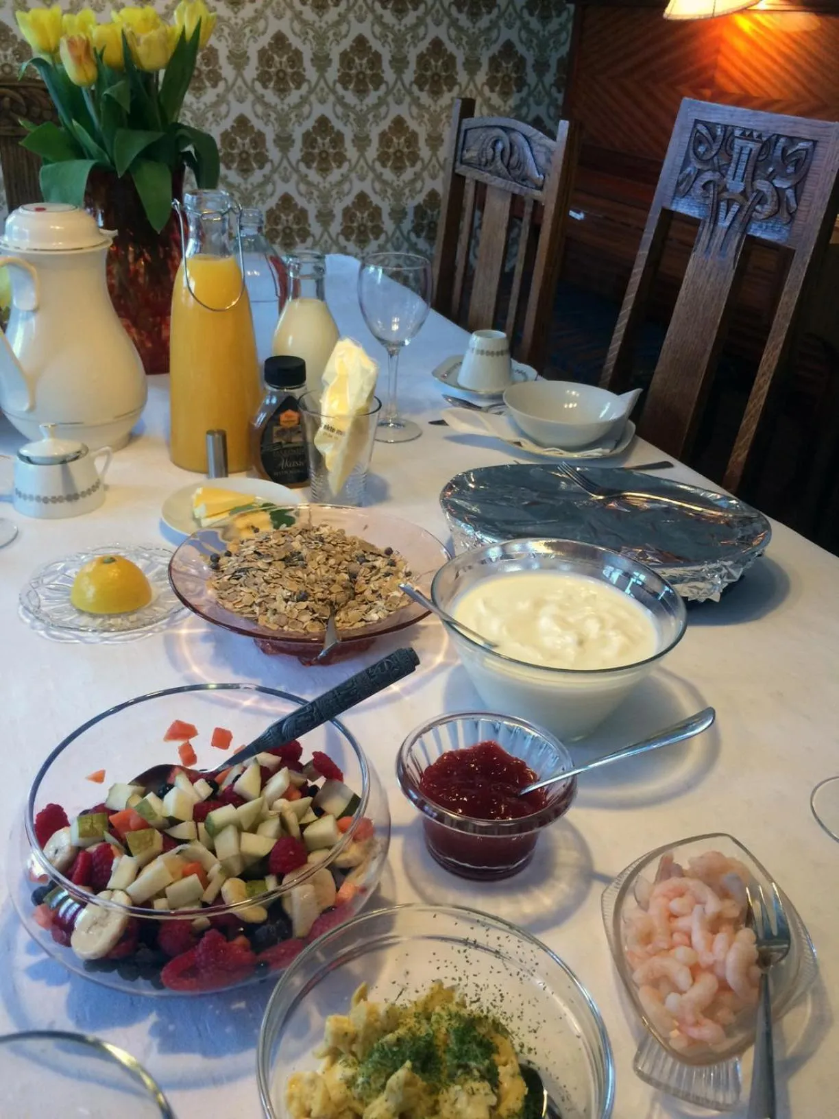 Food close-up in Overvoll Farm