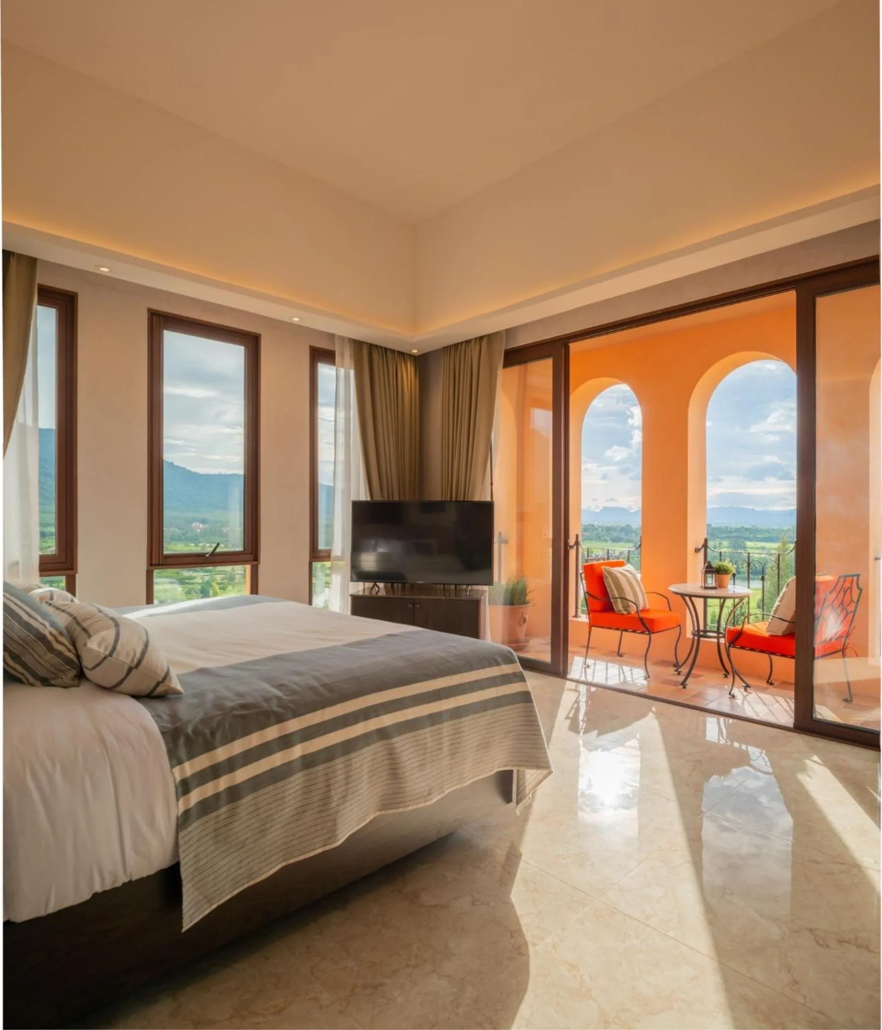 Mountain view, Bed in Toscana Valley Castello Della Valle